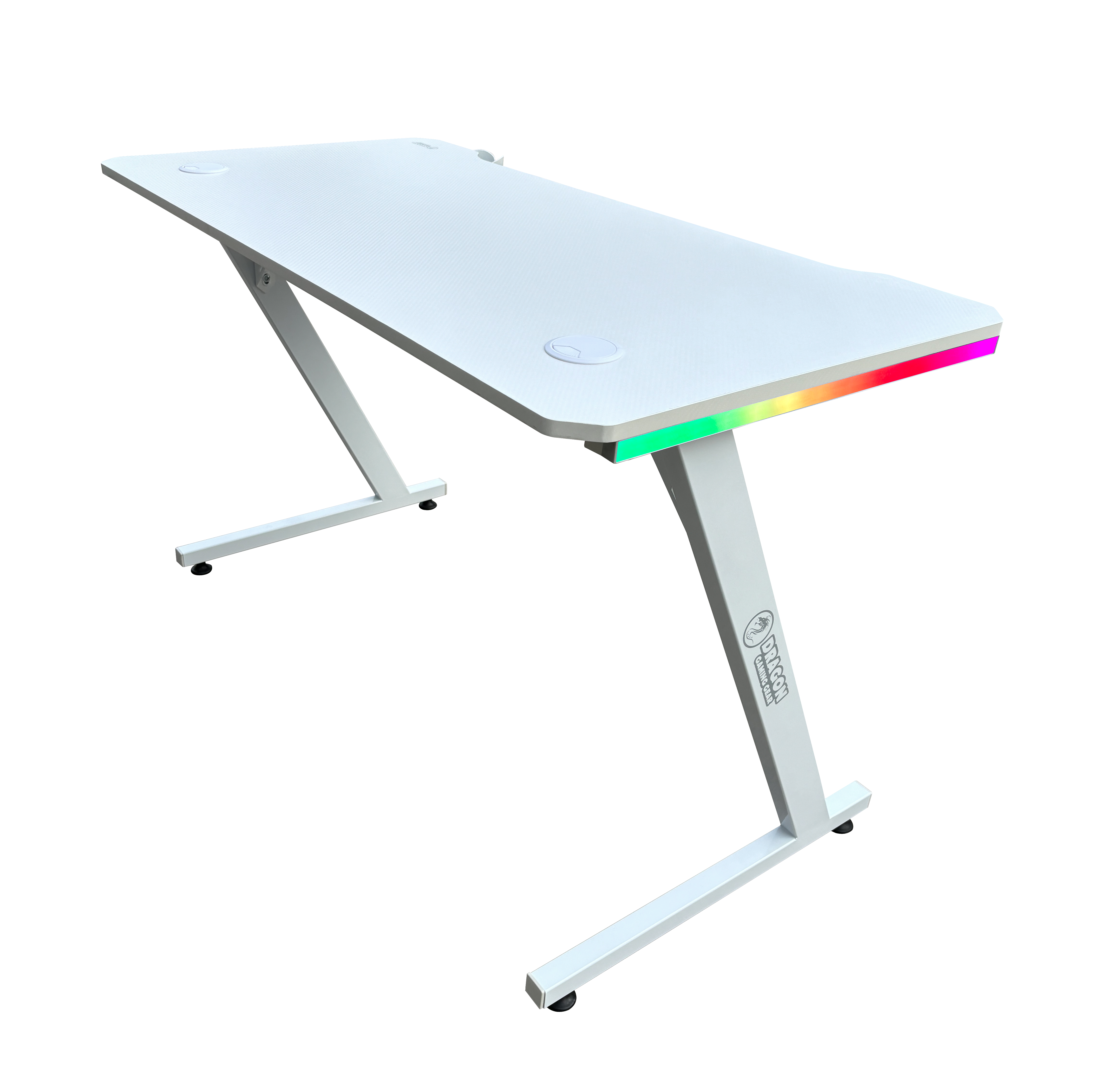 DRAGON שולחן גיימינג תאורת RGB אורך 120 ס"מ דגם TZ