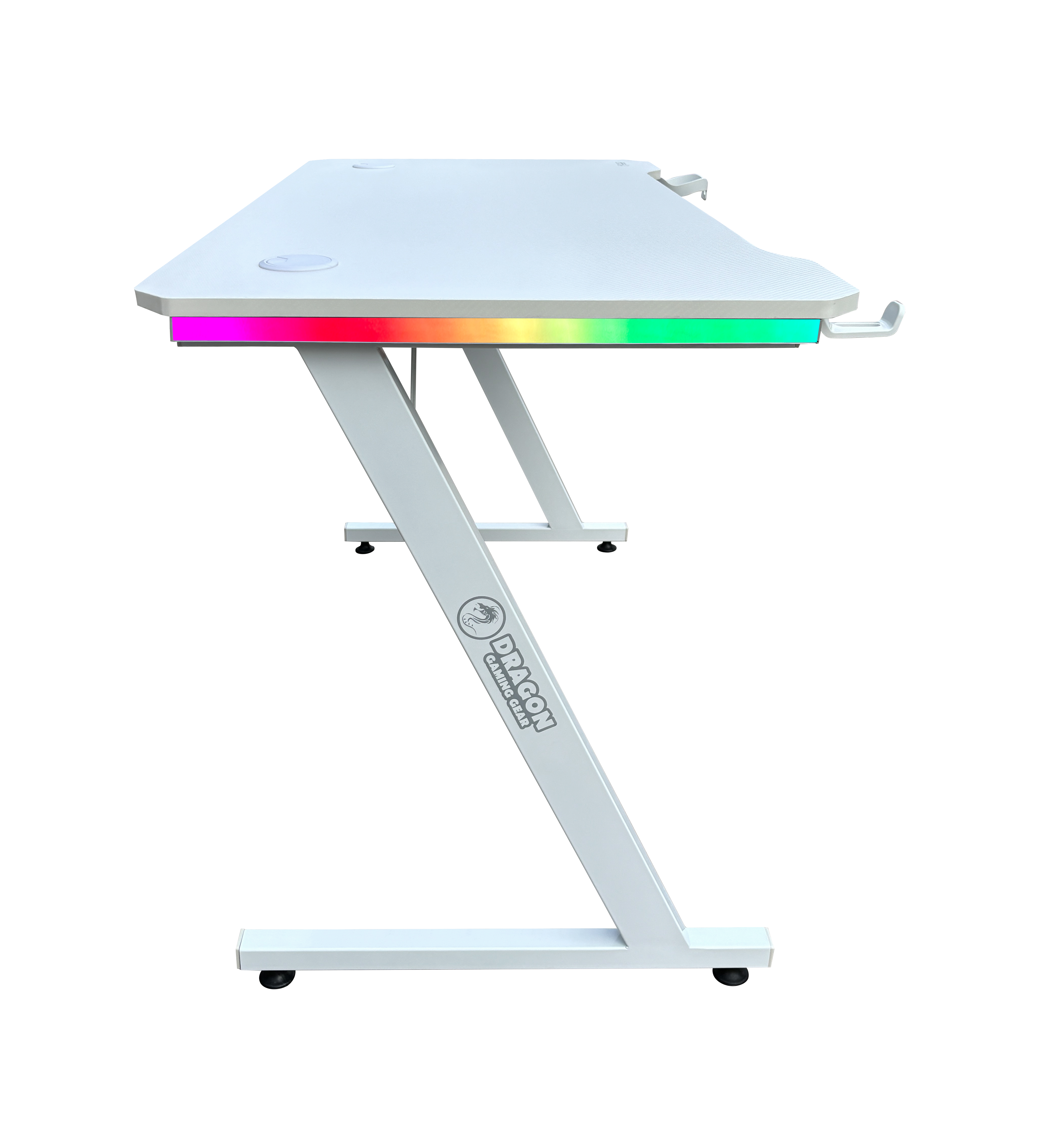 DRAGON שולחן גיימינג תאורת RGB אורך 120 ס"מ דגם TZ