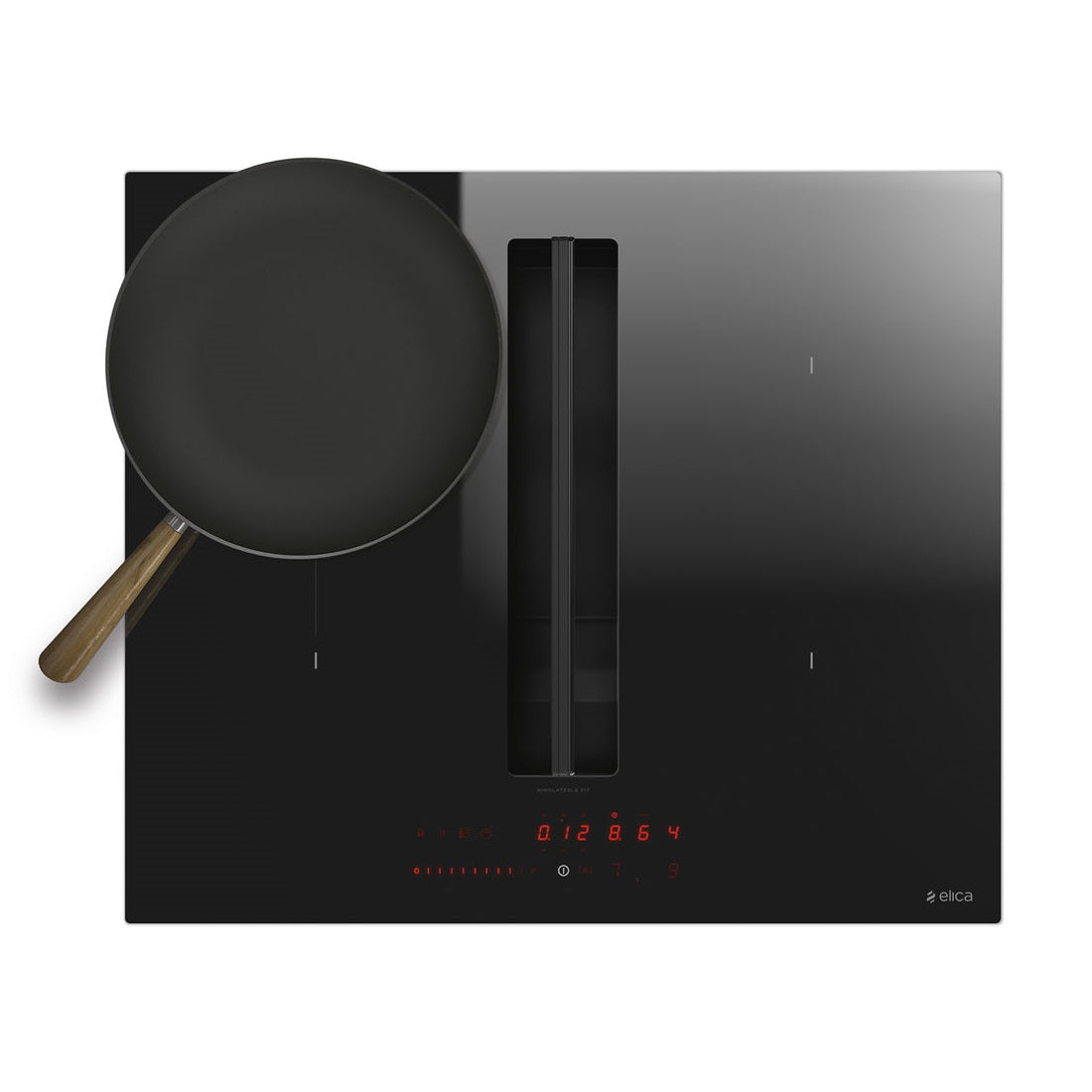 כיריים אינדוקציה משולבות קולט אדים דגם nikolatesla fit 60