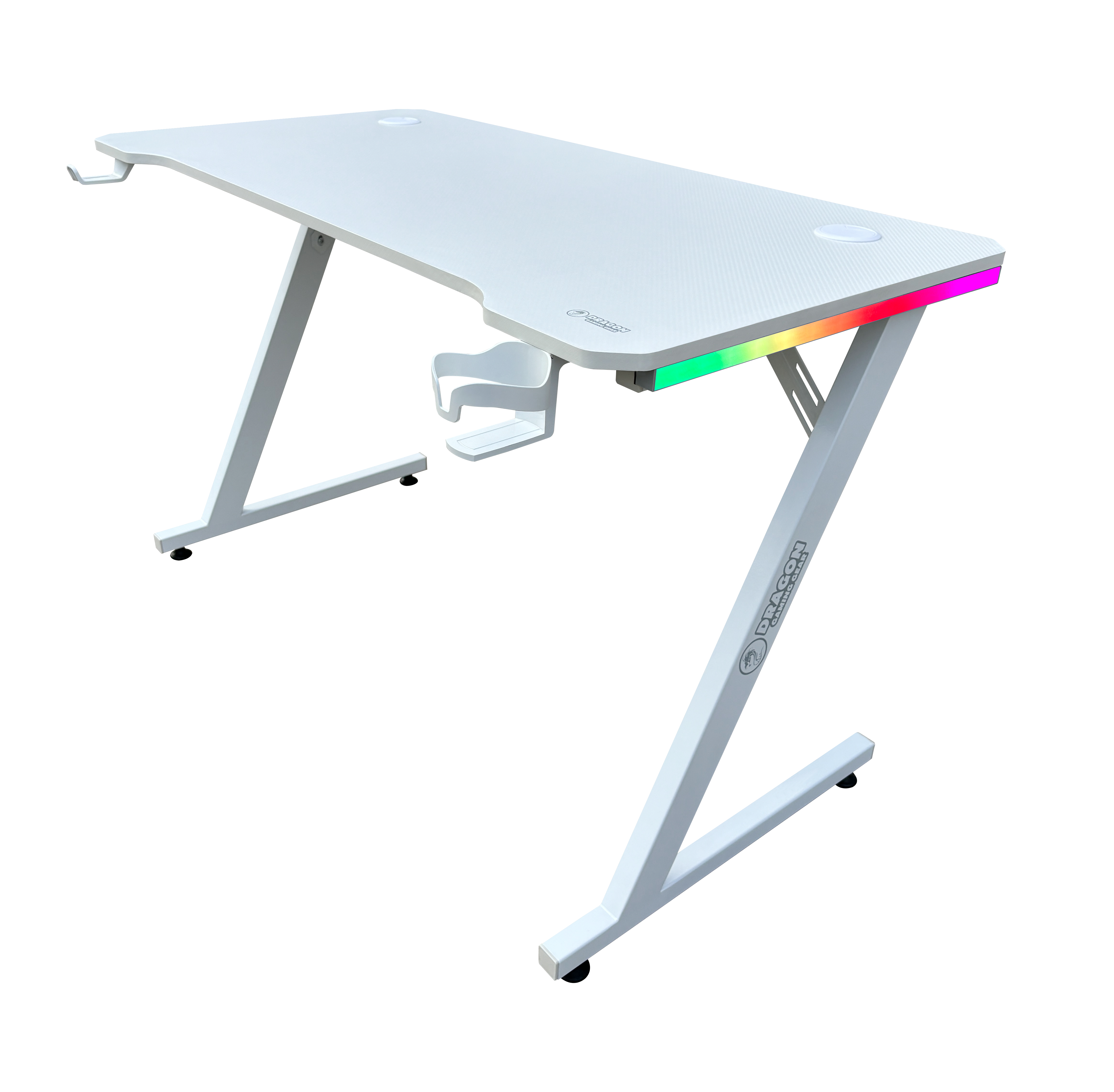 DRAGON שולחן גיימינג תאורת RGB אורך 120 ס"מ דגם TZ