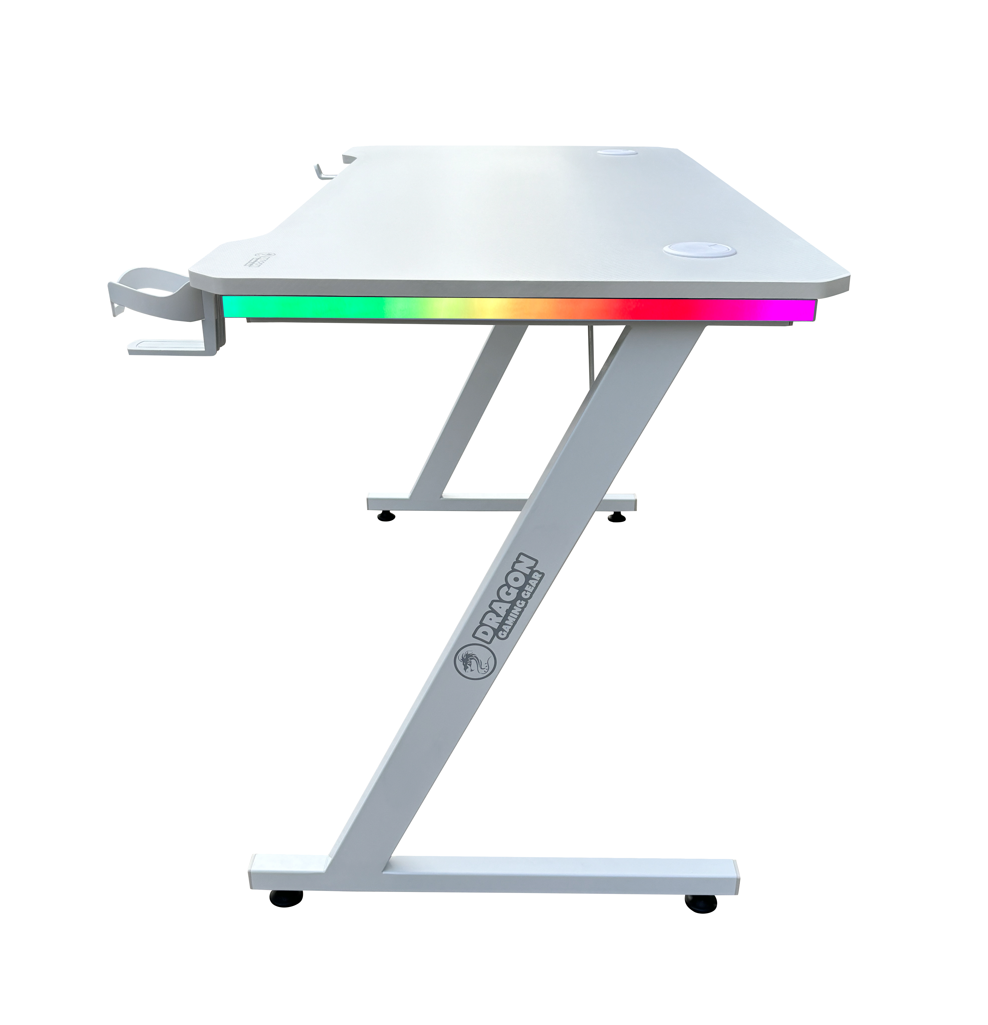 DRAGON שולחן גיימינג תאורת RGB אורך 120 ס"מ דגם TZ