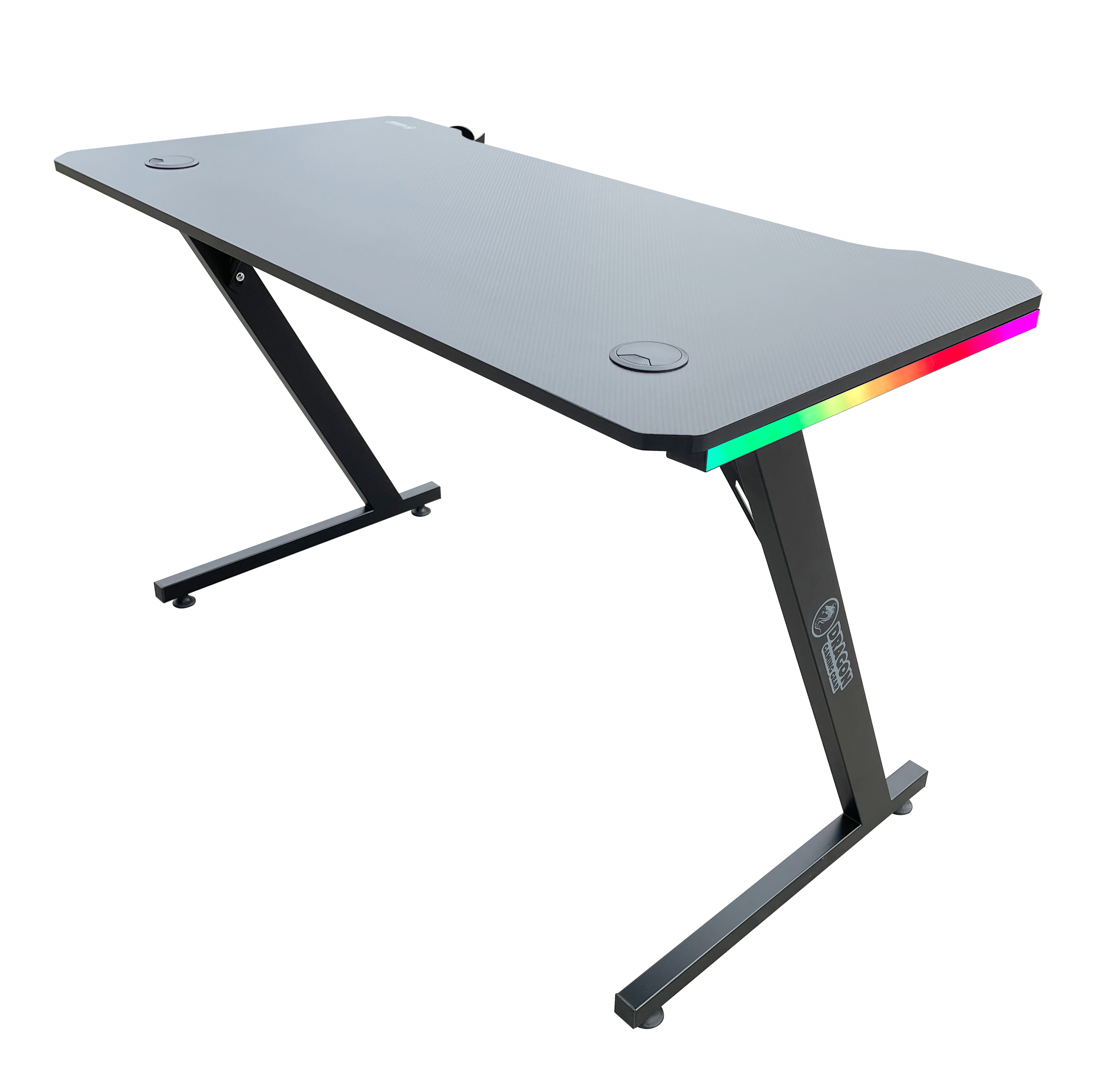 DRAGON שולחן גיימינג תאורת RGB אורך 120 ס"מ דגם TZ
