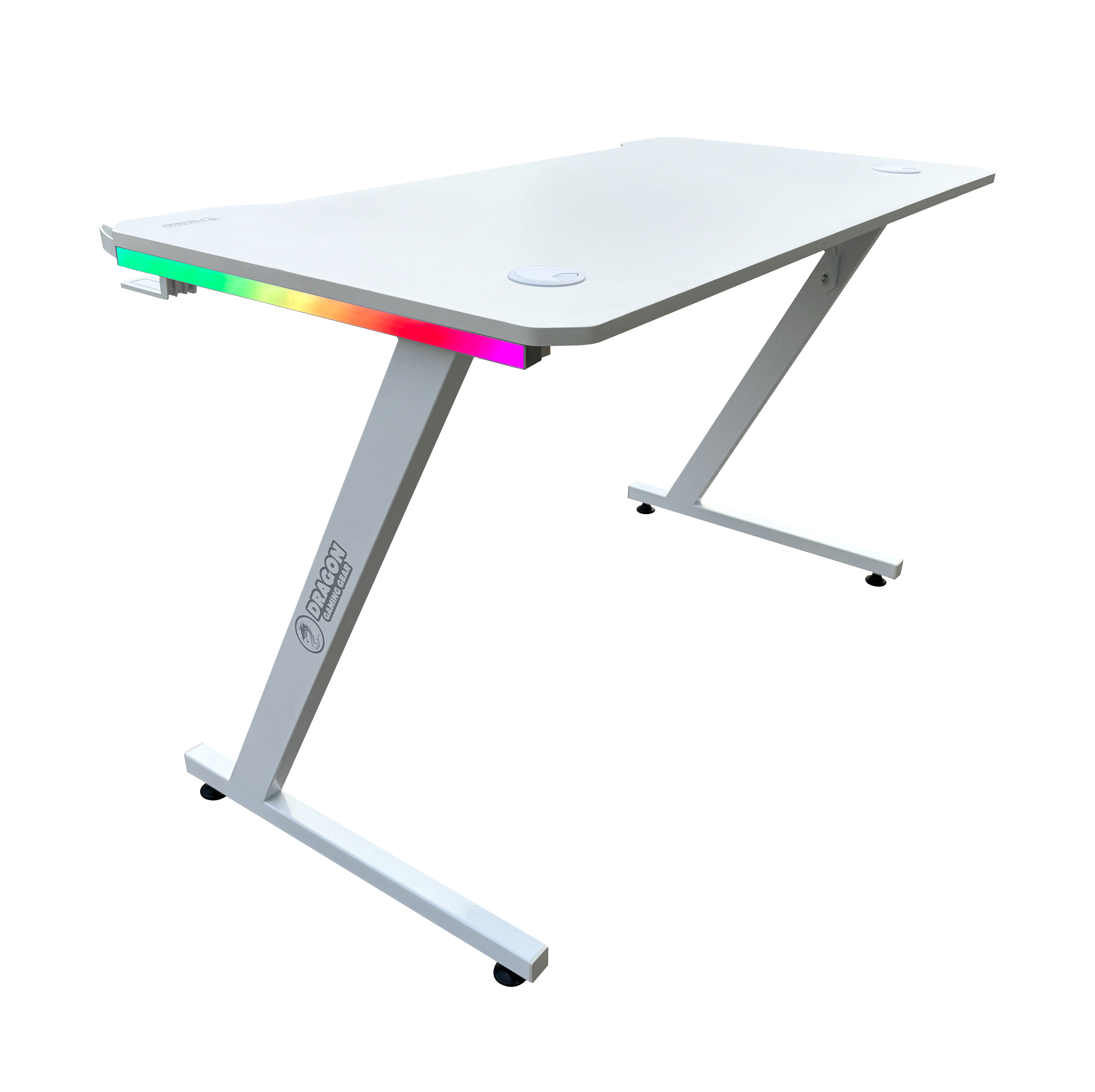 DRAGON שולחן גיימינג תאורת RGB אורך 120 ס"מ דגם TZ