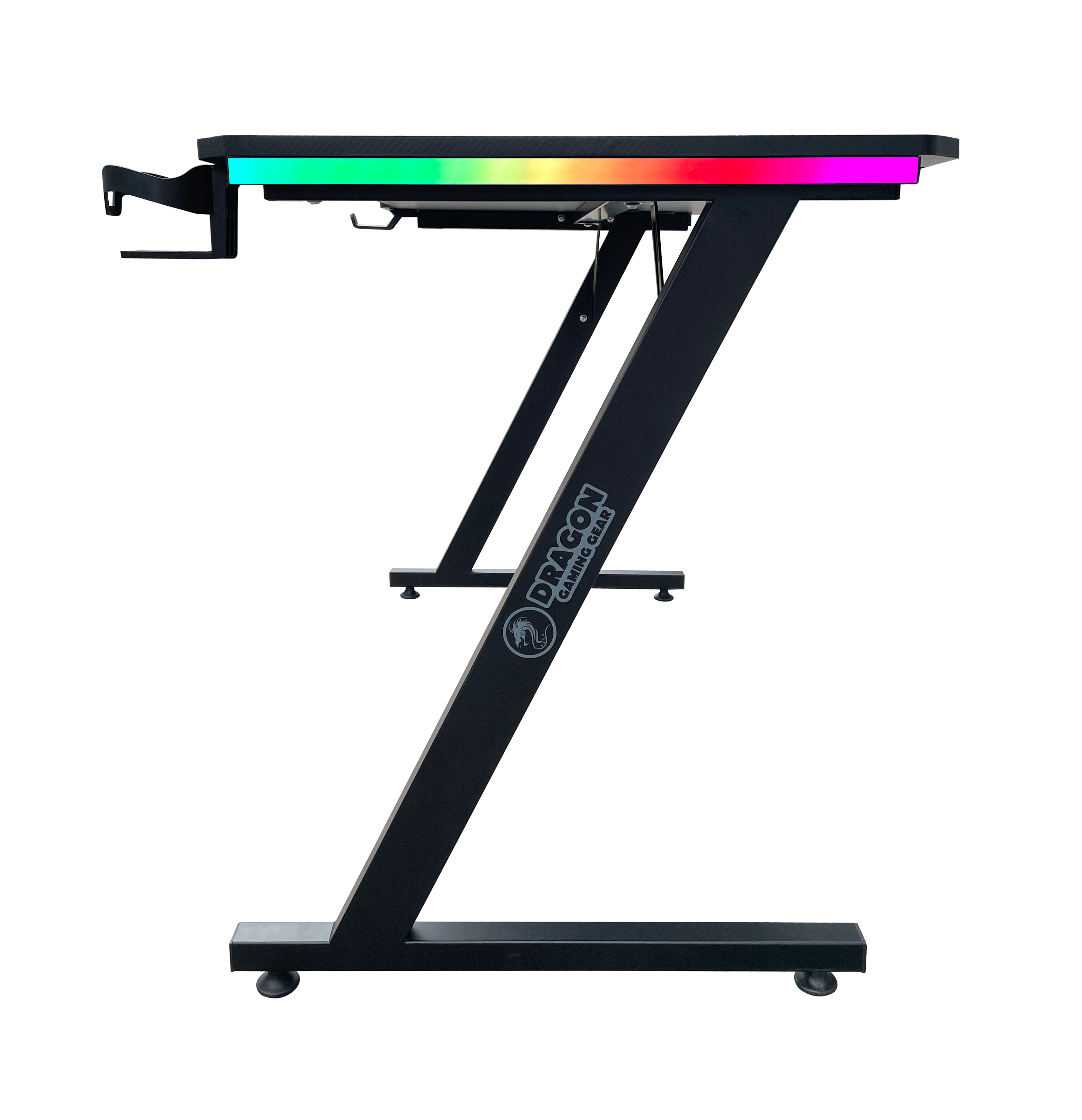DRAGON שולחן גיימינג תאורת RGB אורך 120 ס"מ דגם TZ