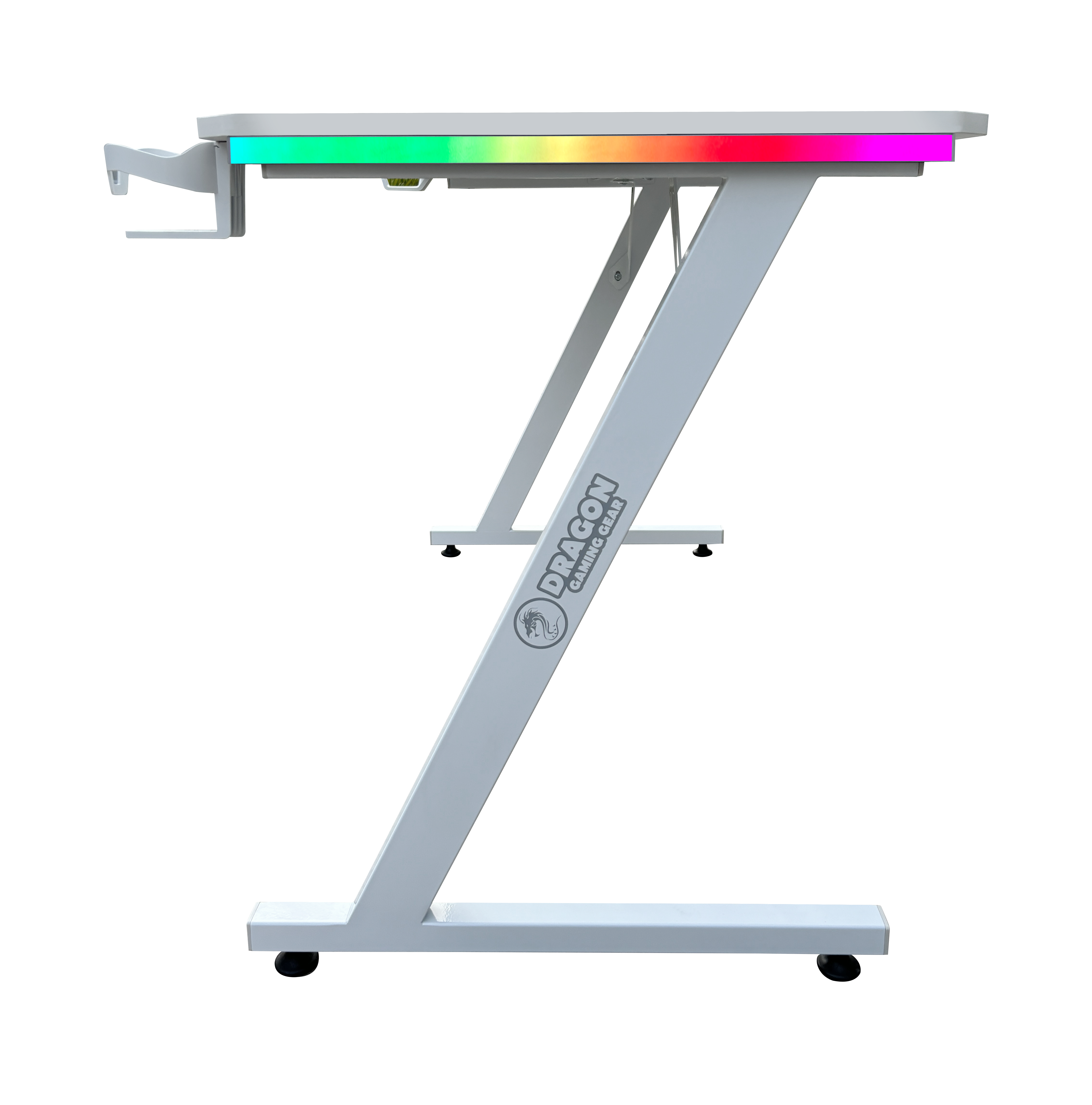 DRAGON שולחן גיימינג תאורת RGB אורך 120 ס"מ דגם TZ