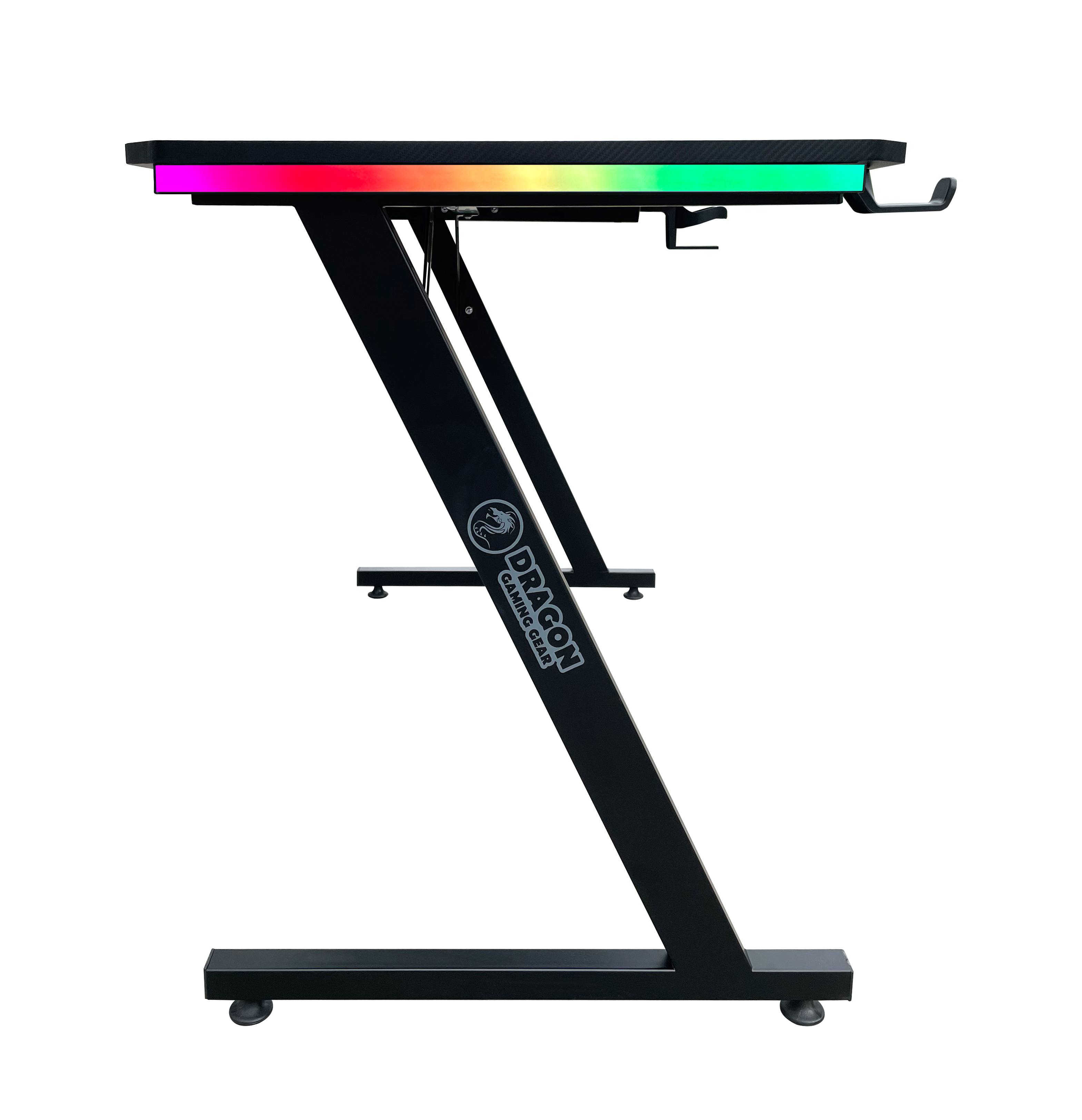 DRAGON שולחן גיימינג תאורת RGB אורך 120 ס"מ דגם TZ