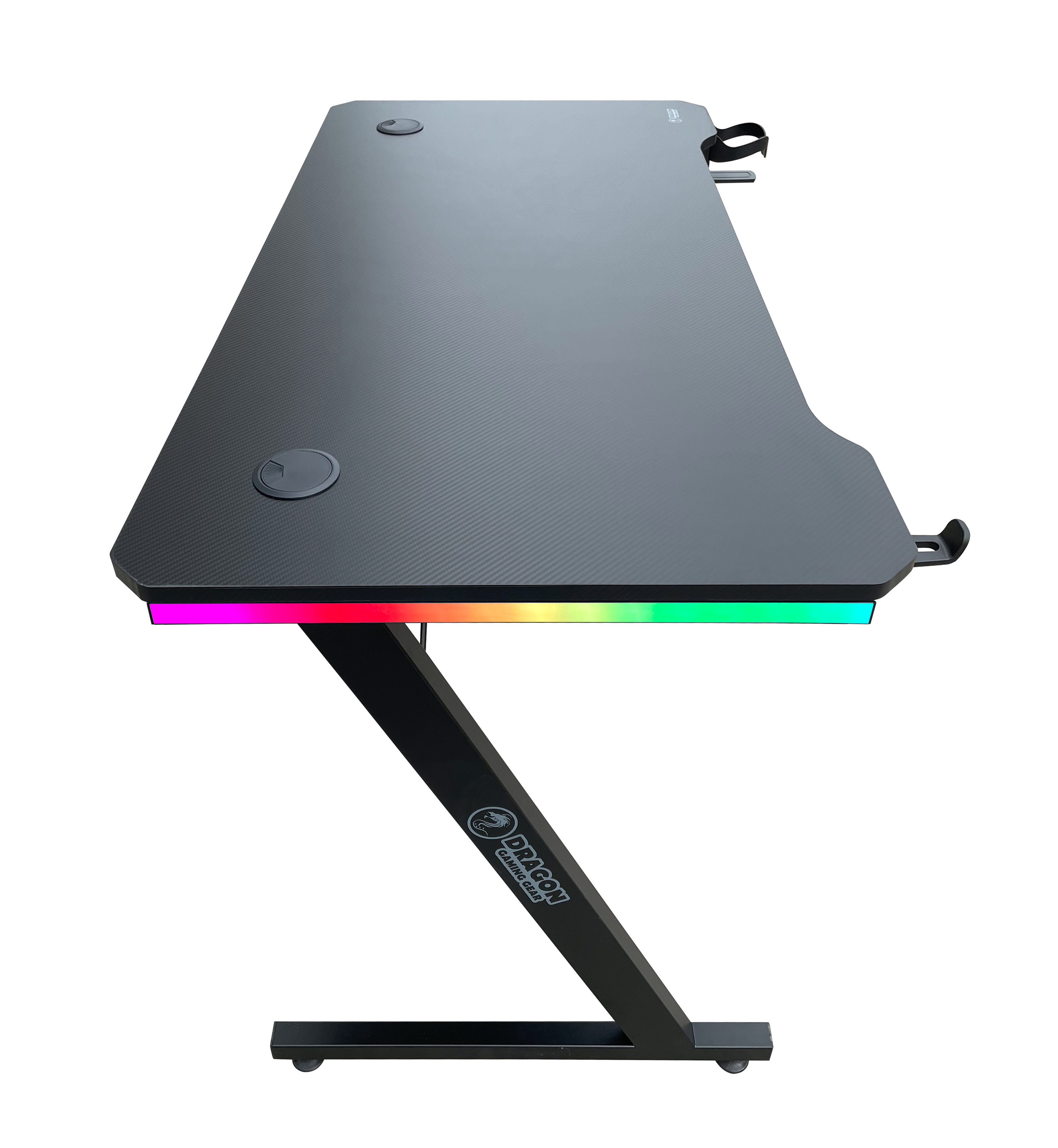 DRAGON שולחן גיימינג תאורת RGB אורך 120 ס"מ דגם TZ