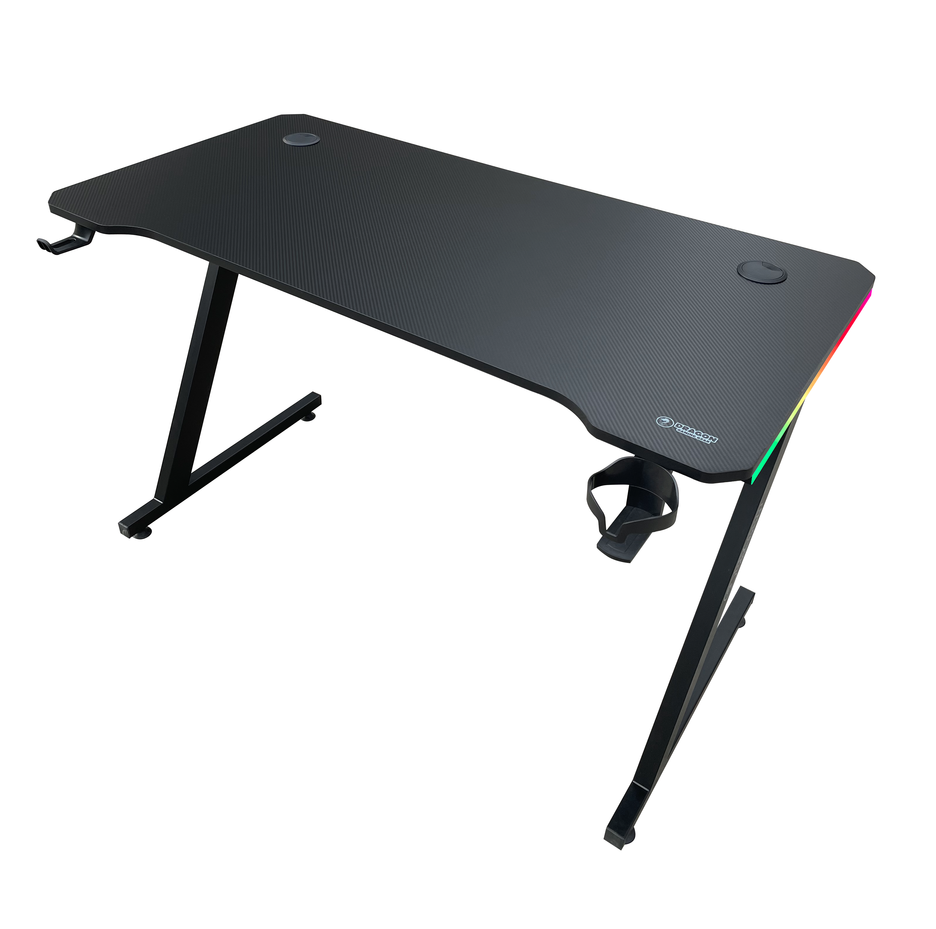 DRAGON שולחן גיימינג תאורת RGB אורך 120 ס"מ דגם TZ