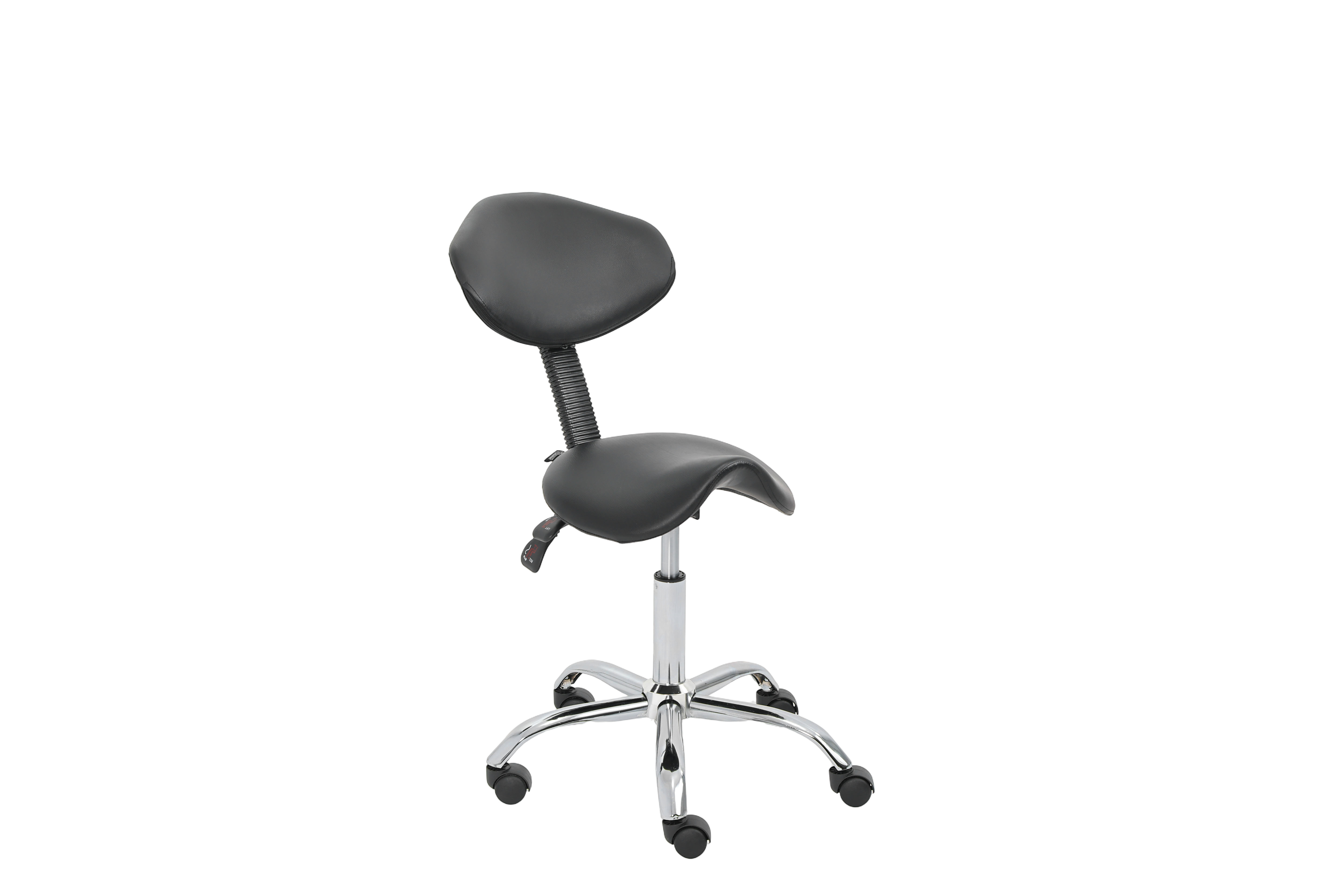 כיסא אוכף ארגונומי עם משענת דגם GPDRC-RIDER-BR