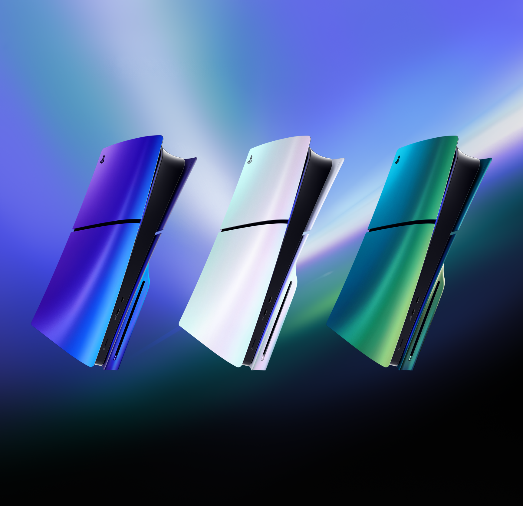 כיסוי לקונסולה - 5 PS5 Slim Console Cover Chroma Collection