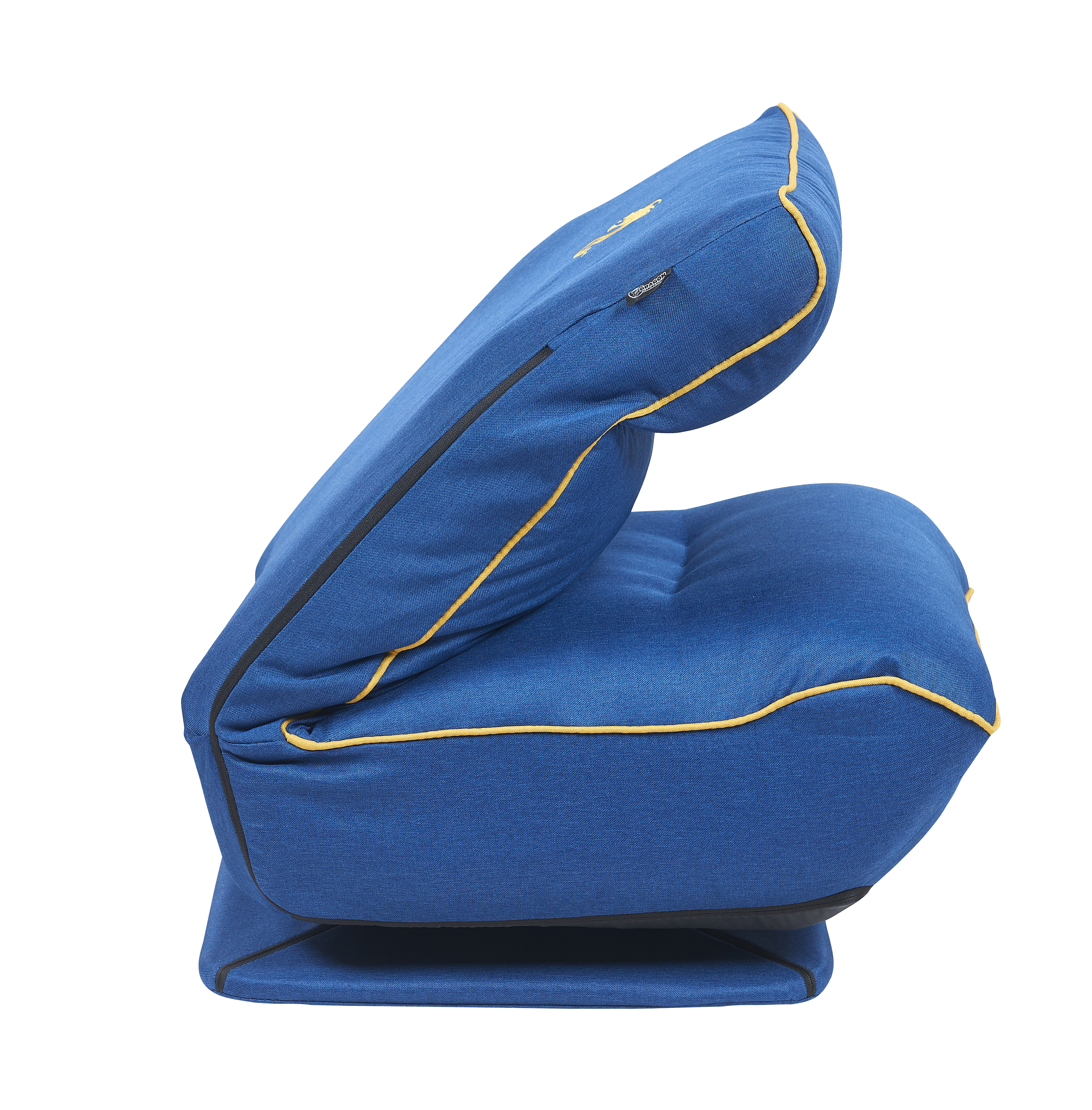ספת רצפה מתכוננת- DRAGON GAMING SOFA בד כחול צהוב מכבי ת"א