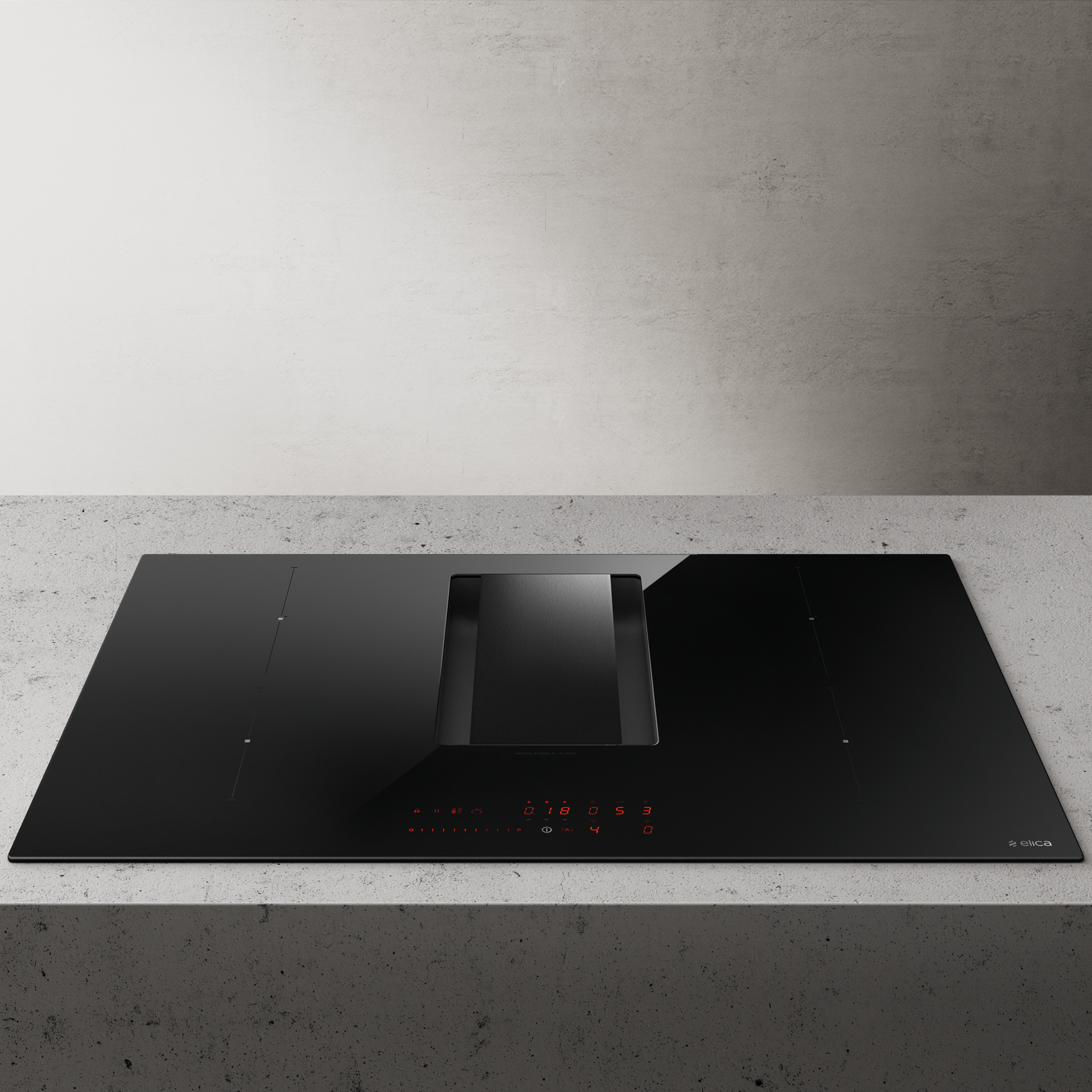 כיריים אינדוקציה משולבות קולט אדים Nikola Tesla Alpha 78