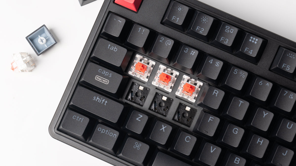 Keychron C3 Pro 8K מקלדת מכנית חוטית בפריסת (80%) TKL עם קצב דגימה של 8000Hz