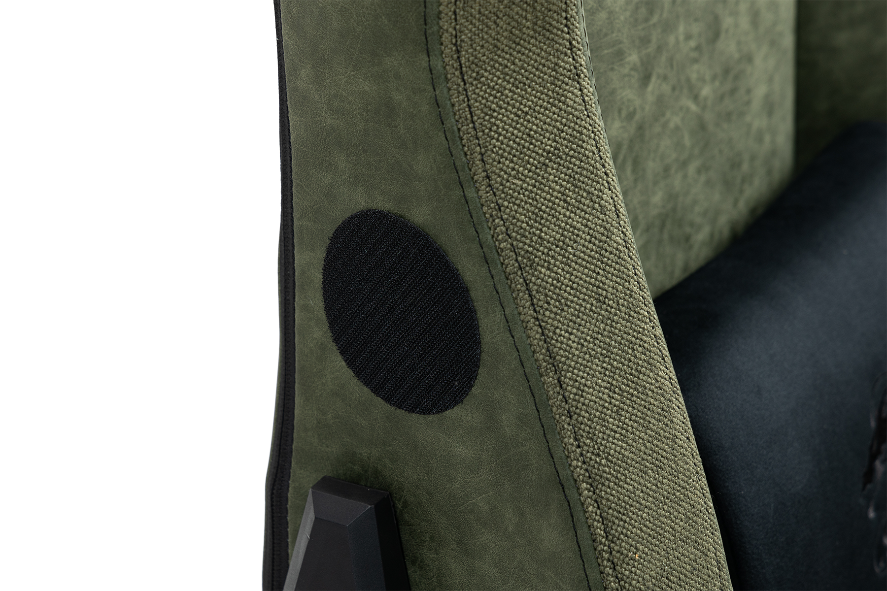 כיסא עבודה וגיימינג יוקרתי דמוי עור דגם ALPINE ירוק צבאי - משלוח חינם