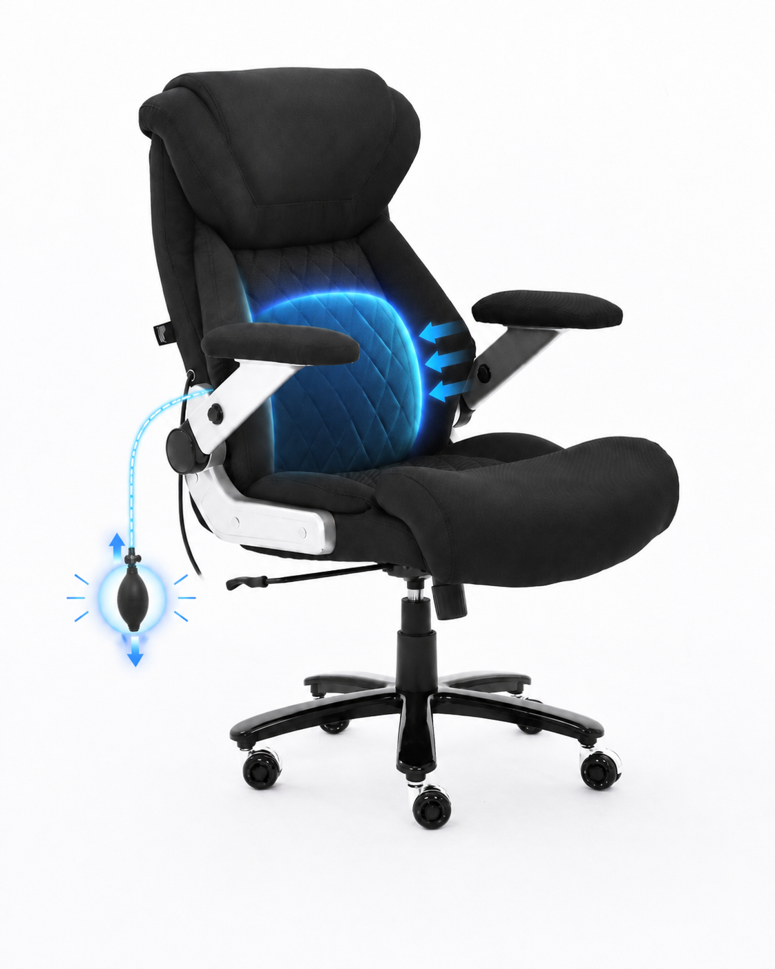 כיסא מנהלים ארגונומי GPDRC-KING-DGFB - משלוח חינם