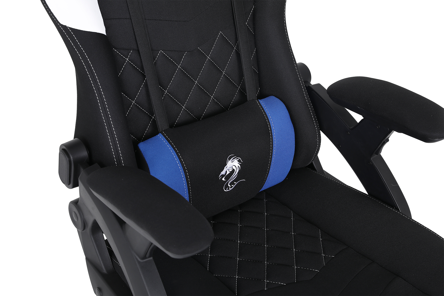 כיסא גיימינג דראגון 2025 ACE PRO - דמוי עור (PU) צבע שחור וכחול