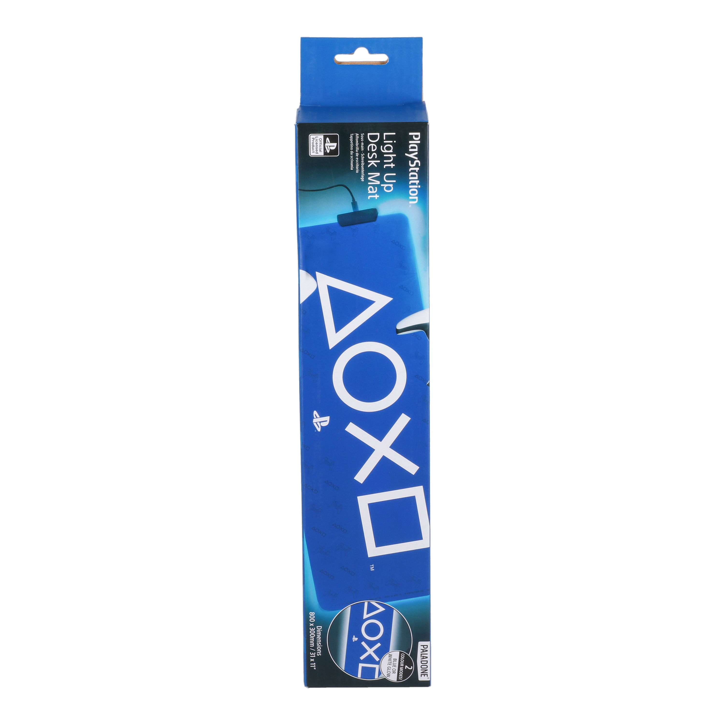 משטח לעכבר ומקלדת + תאורה ממותג PLAYSTATION