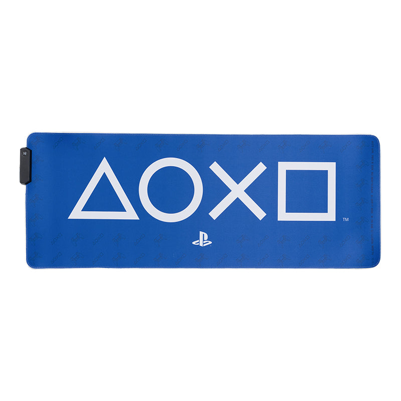 משטח לעכבר ומקלדת + תאורה ממותג PLAYSTATION