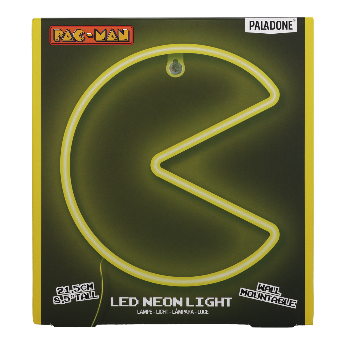 מנורת קיר ניאון LED PAC-MAN