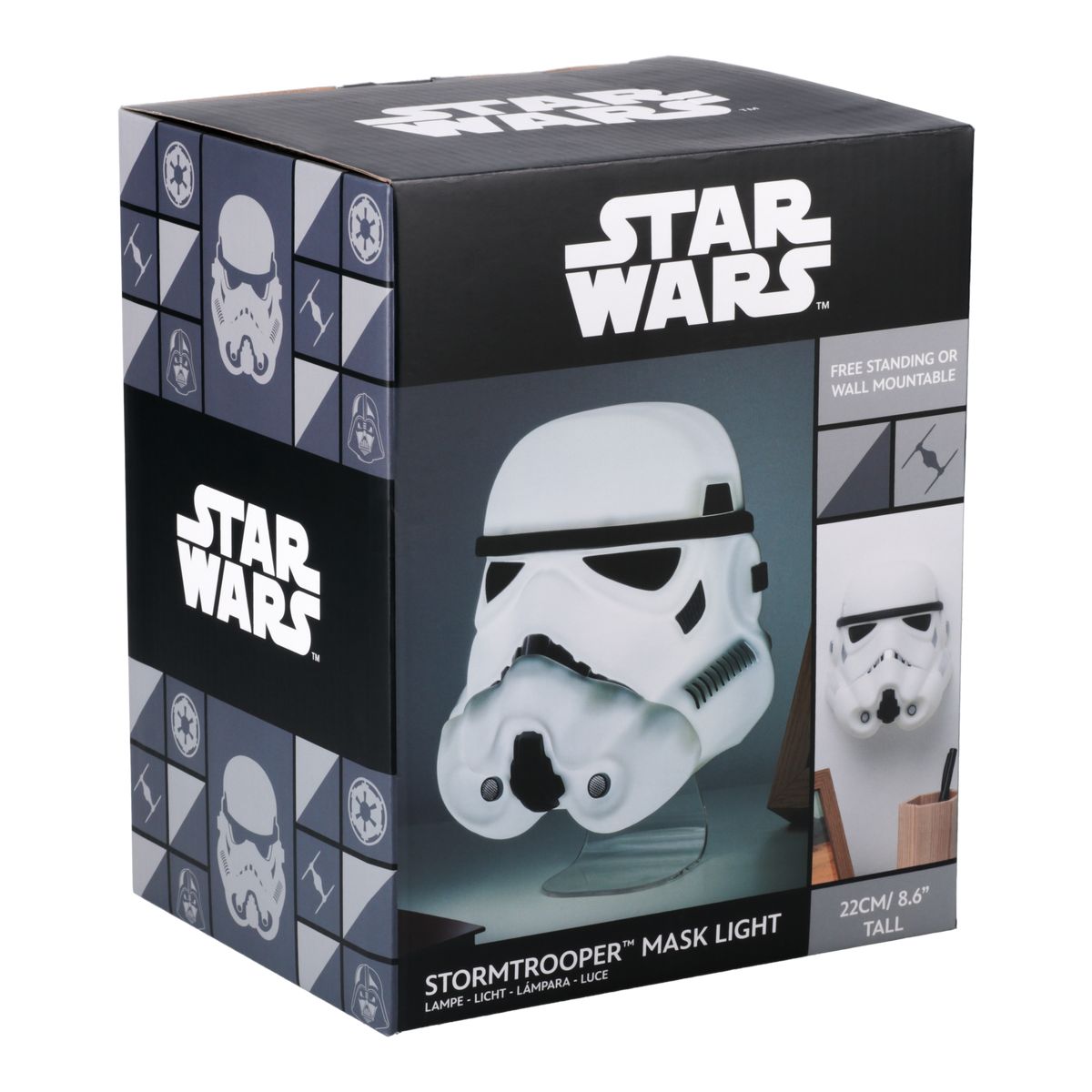 מנורה בצורת קסדת Stormtrooper
