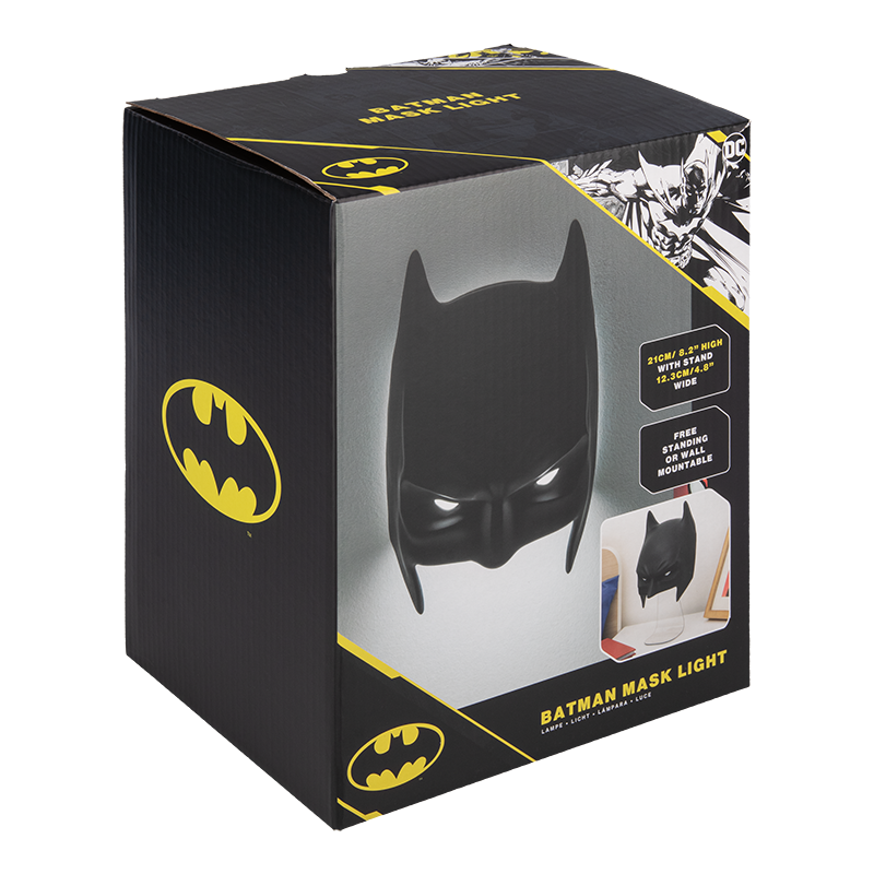 מנורה בצורת מסכת BATMAN