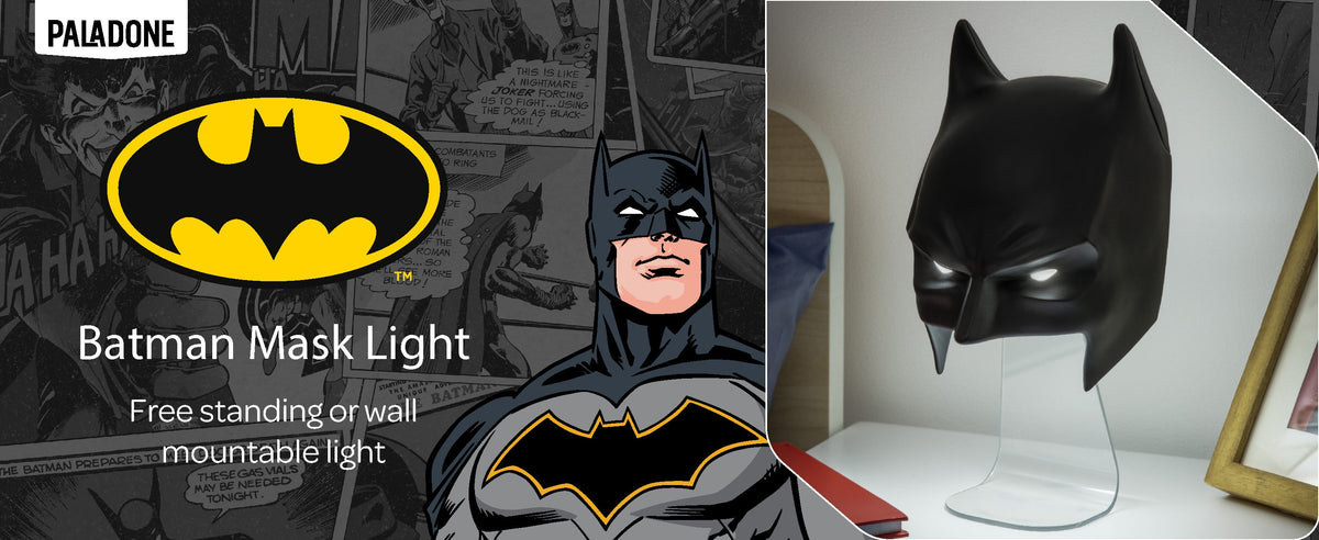 מנורה בצורת מסכת BATMAN