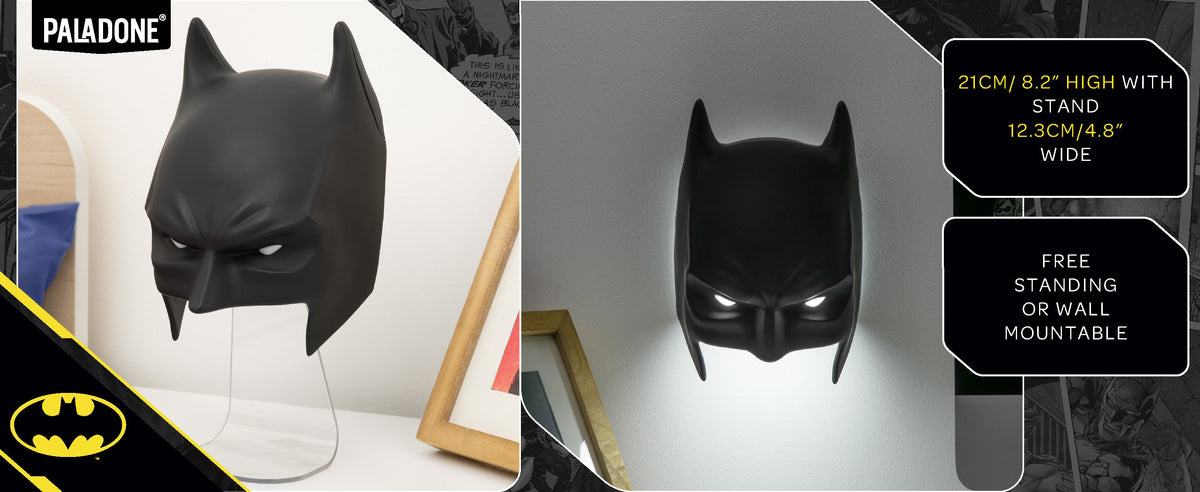 מנורה בצורת מסכת BATMAN