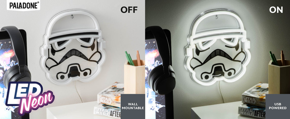 מנורת קיר ניאון LED Stormtrooper