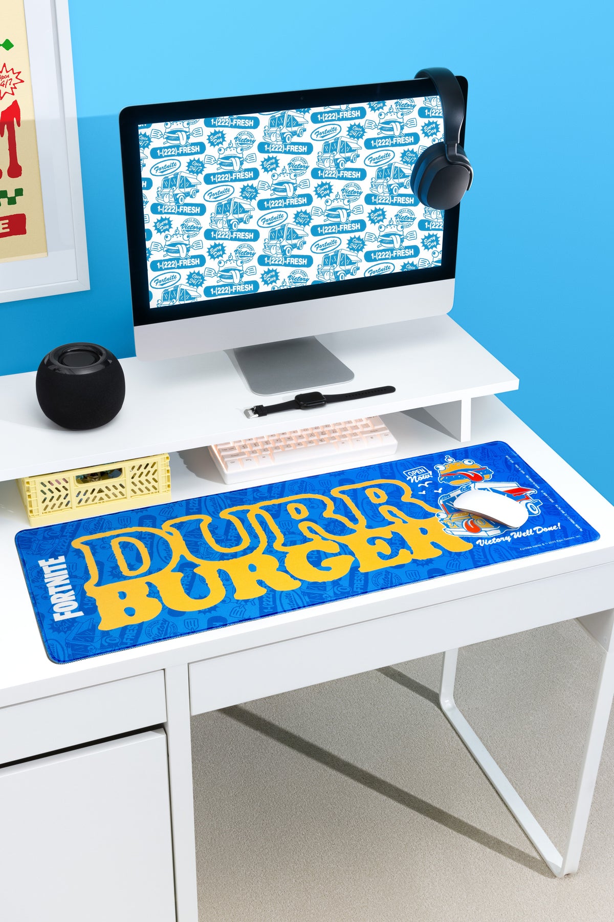 משטח פד למקלדת ולעכבר Fortnite Durr Burger