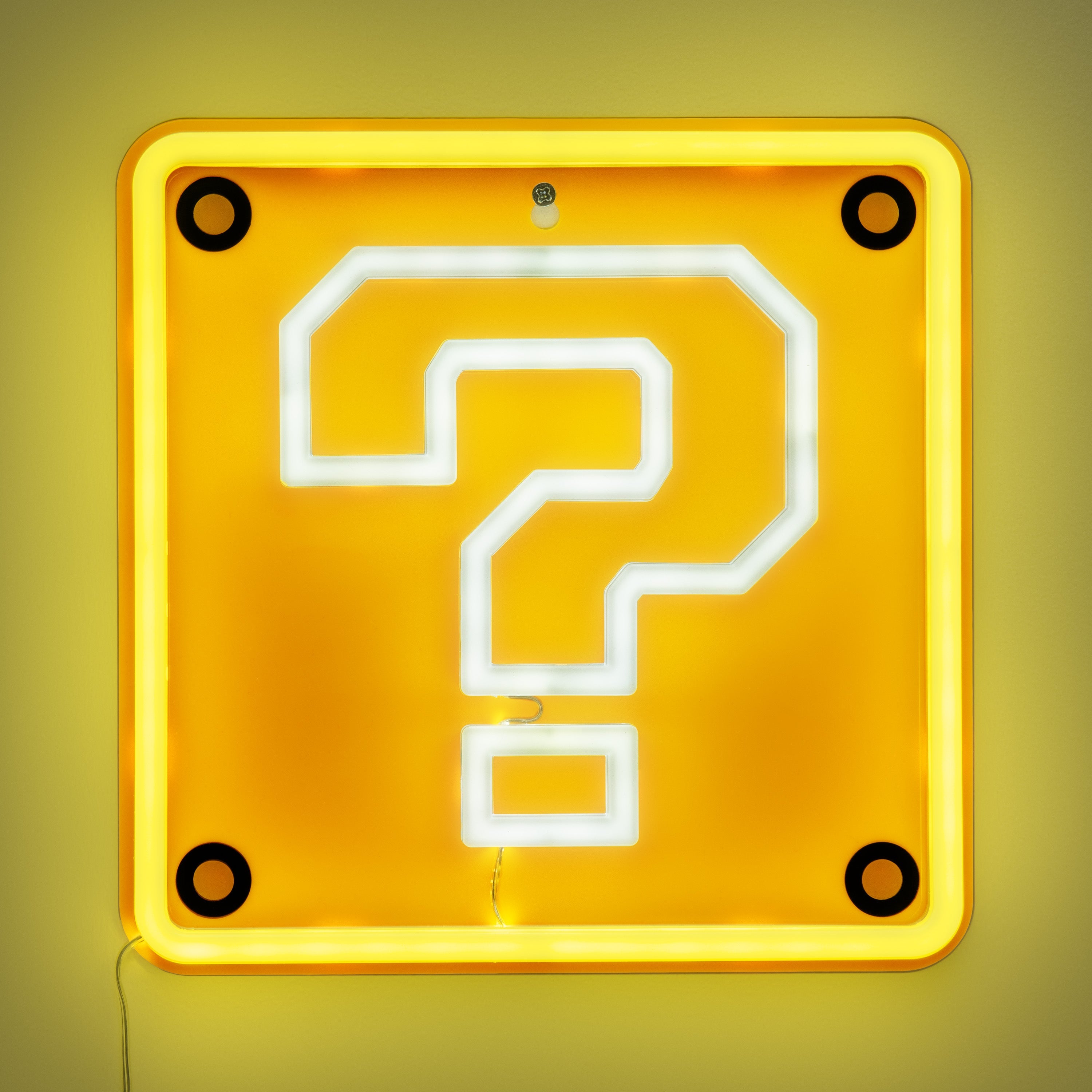 תאורת ניאון Question Block