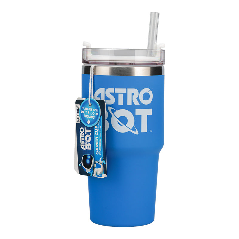 כוס תרמית + קש Astro Bot