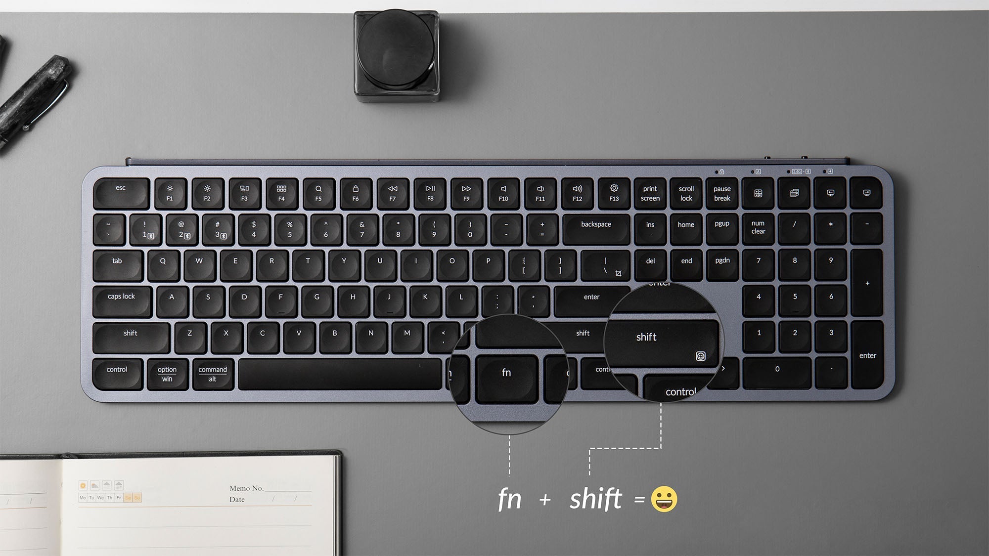 Keychron B6 Pro Combo מארז אלחוטי - מקלדת Pro B6 (בגודל מלא) ועכבר BM24