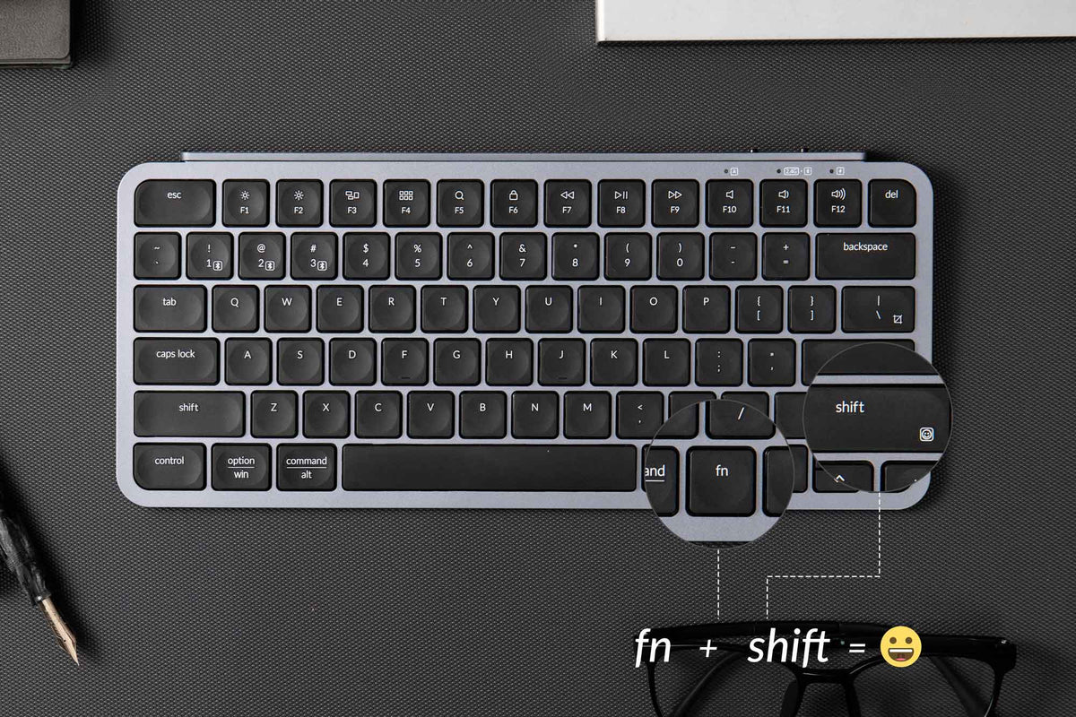 Keychron B1 Pro Combo מארז מקלדת אלחוטית Pro B1 (בגודל 75%) ועכבר BM24