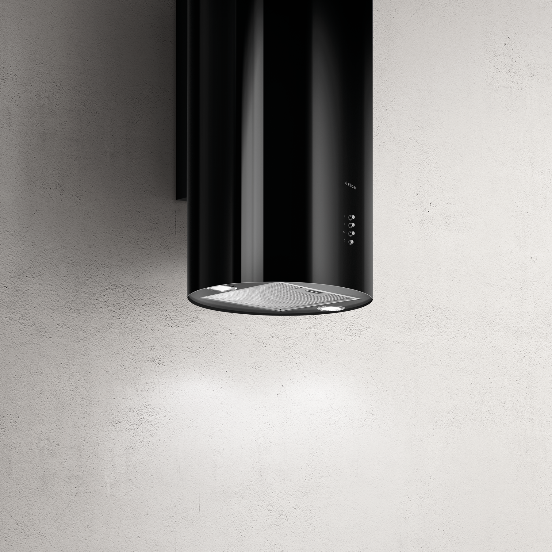 קולט אדים צמוד קיר מדגם Tube PRO