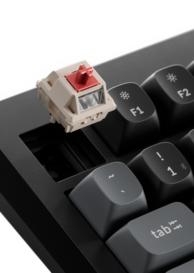 Keychron V1 Ultra 8K מקלדת אלחוטית מכנית בהתאמה אישית בגודל 75% עם קצב דגימה 8000Hz