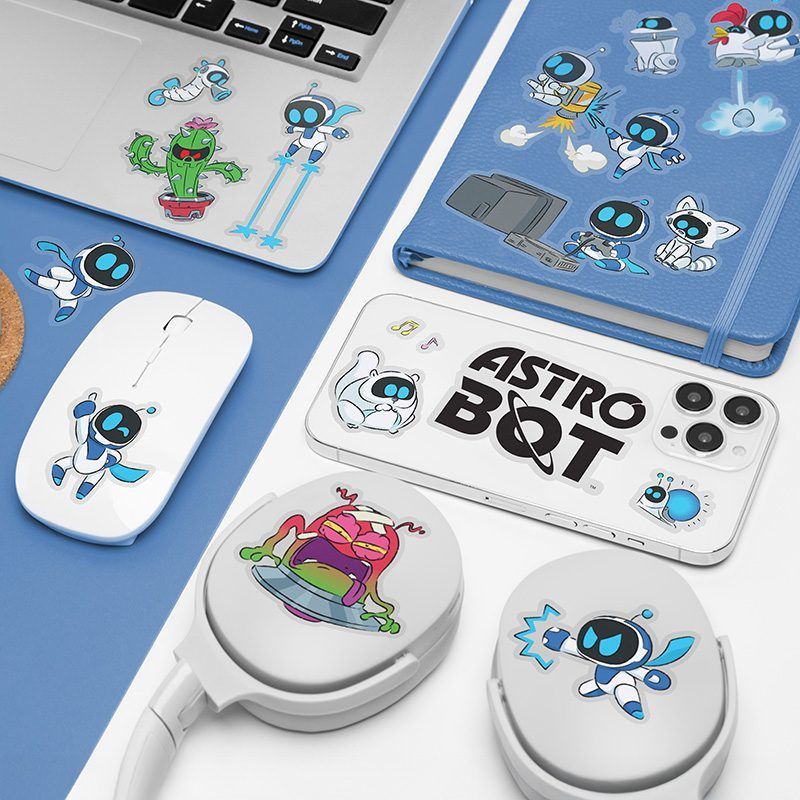 מדבקות Astro Bot Gadget Decals