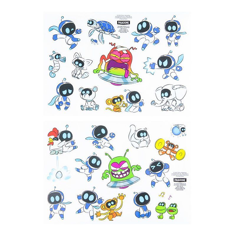 מדבקות Astro Bot Gadget Decals