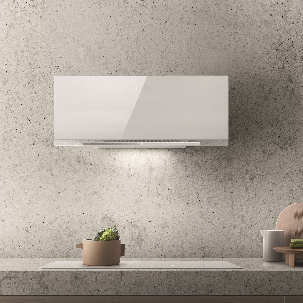 קולט אדים APLOMB-BLA90 לבן