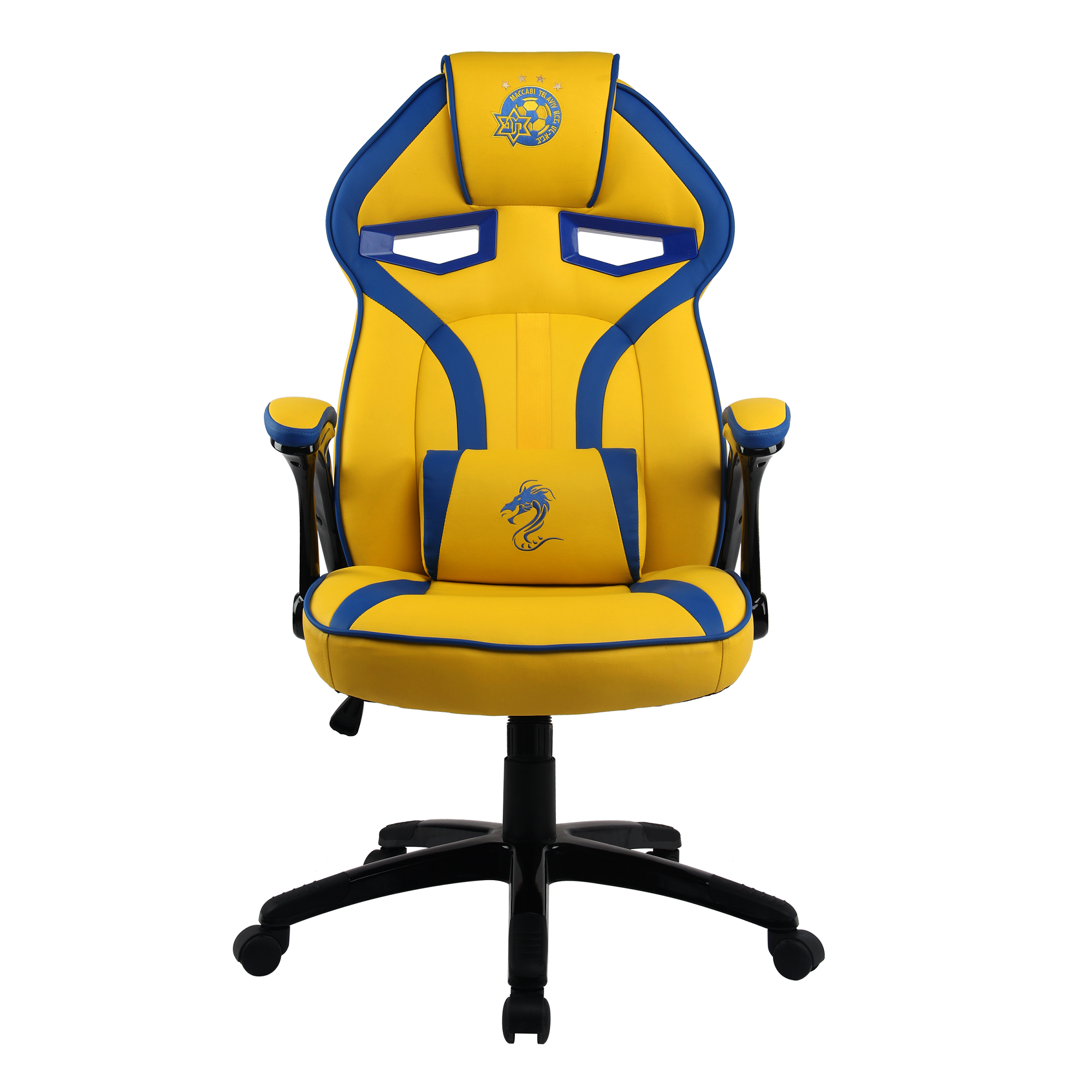 כיסא גיימינג ULTRA צהוב כחול מכבי תל אביב GPDRC-ULT-MAC