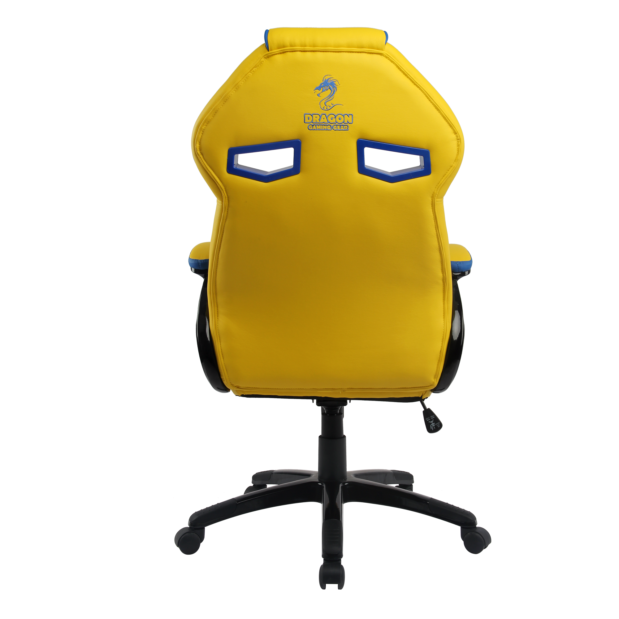כיסא גיימינג ULTRA צהוב כחול מכבי תל אביב GPDRC-ULT-MAC  גב