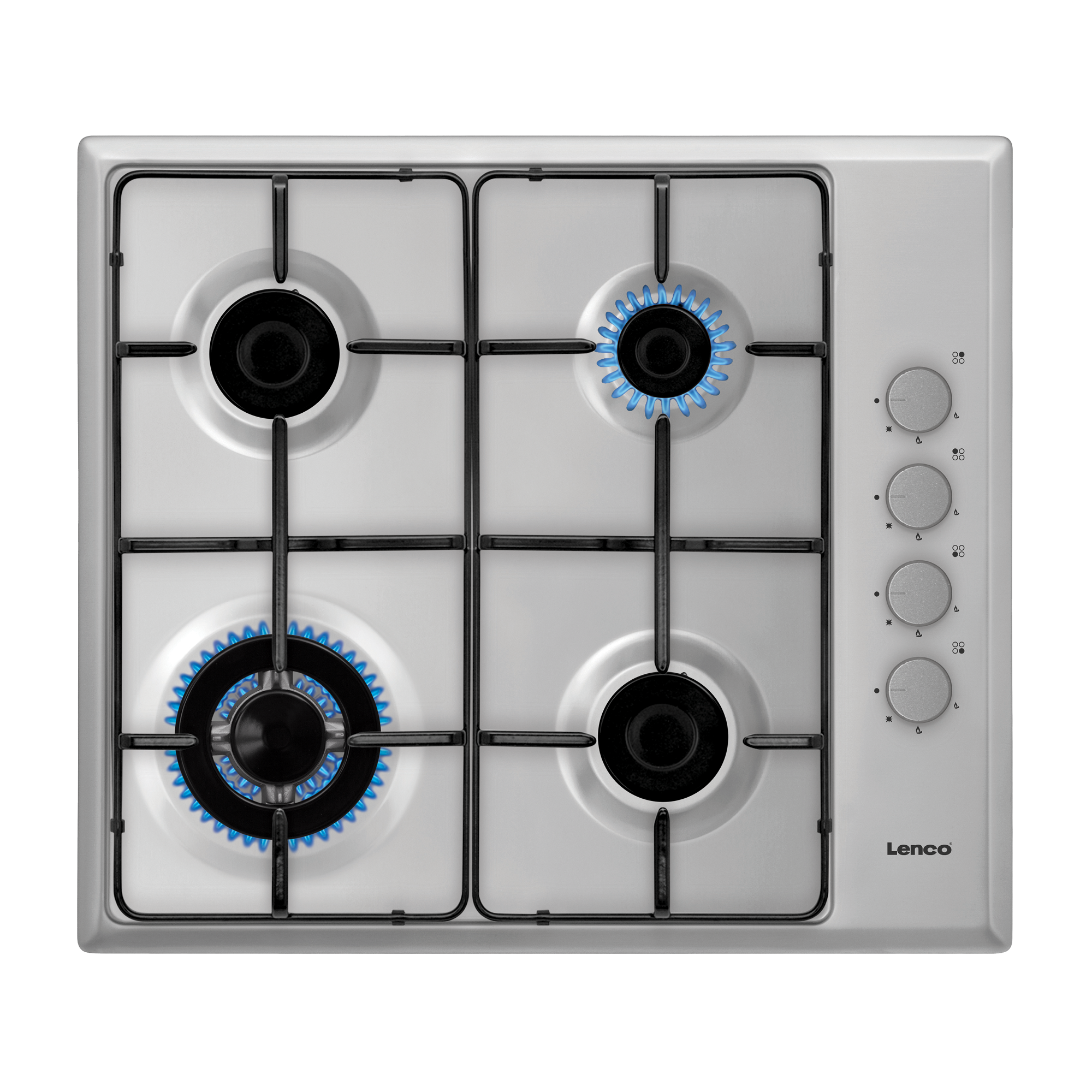 כיריים 4 להבות נירוסטה 60 ס