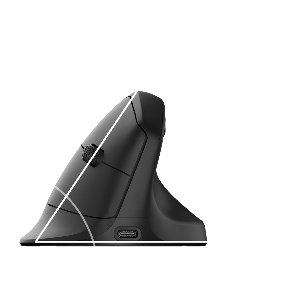 Keychron M5 - עכבר אלחוטי ארגונומי אנכי (Vertical)