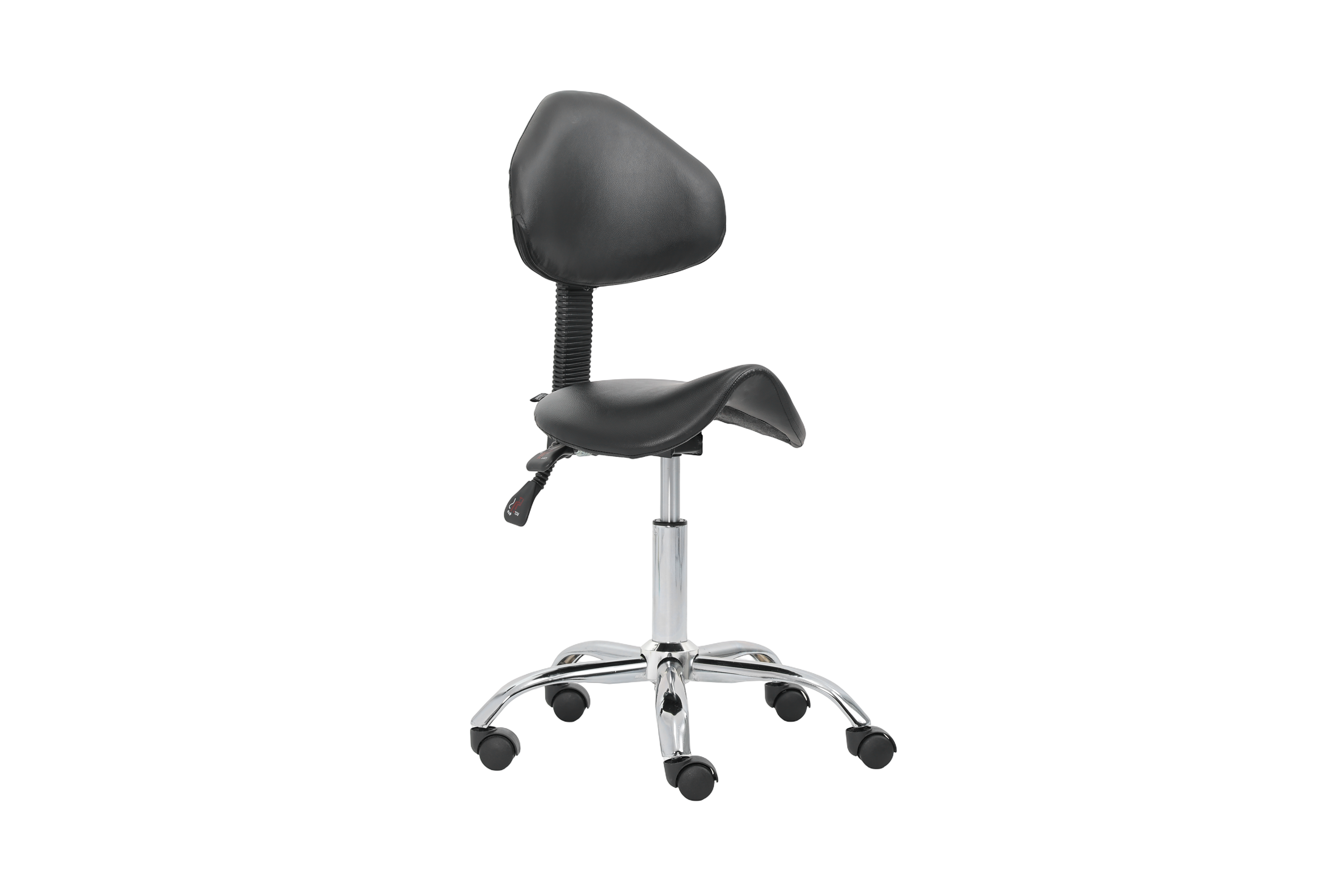 כיסא אוכף ארגונומי עם משענת דגם GPDRC-RIDER-BR