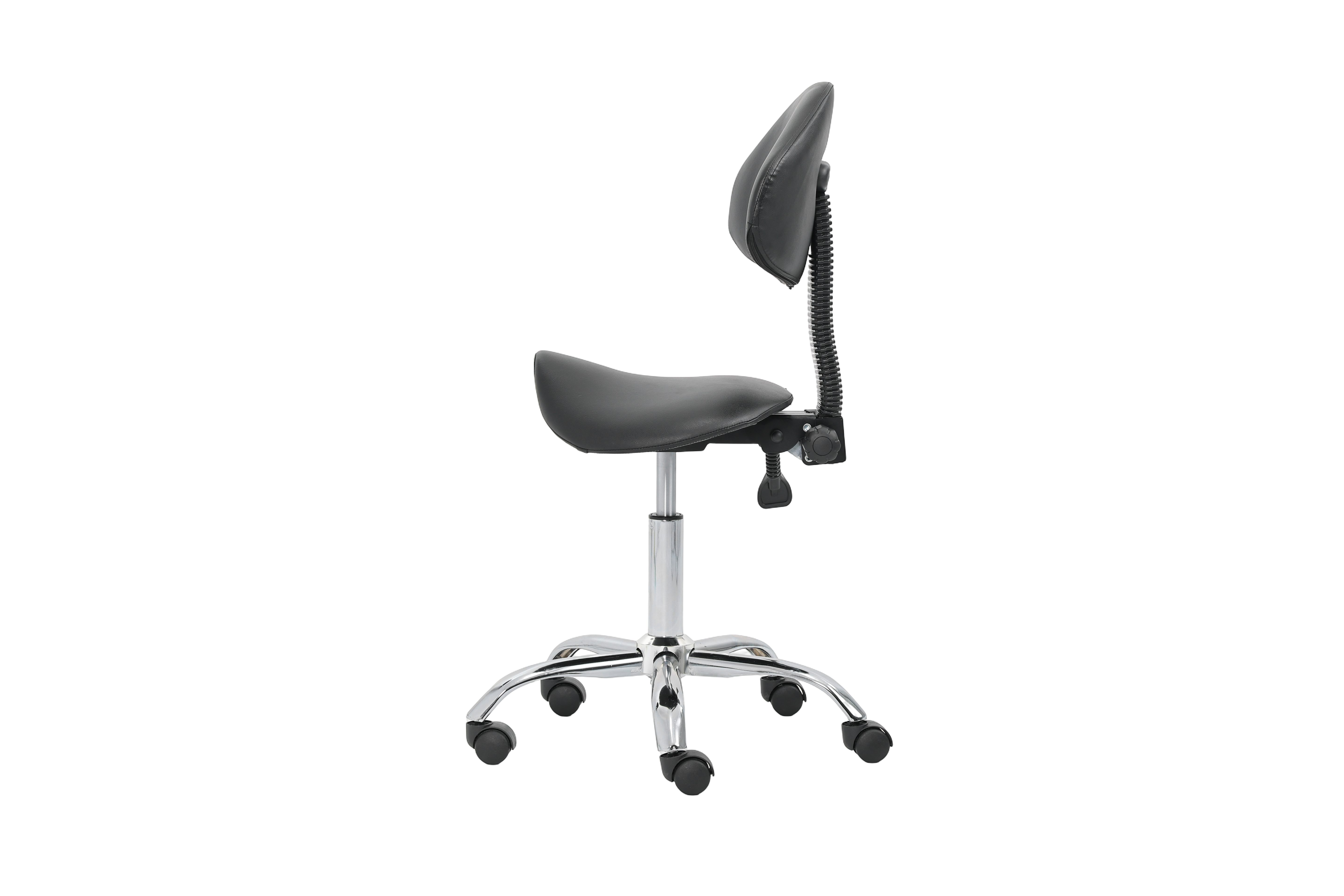 כיסא אוכף ארגונומי עם משענת דגם GPDRC-RIDER-BR