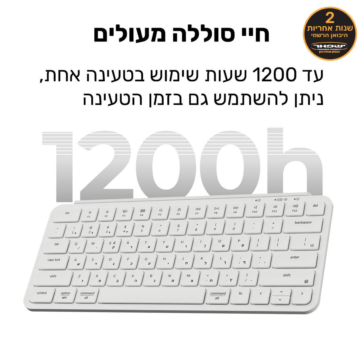 Keychron B1 Pro מקלדת אלחוטית אולטרה-דקה (בגודל 75%)