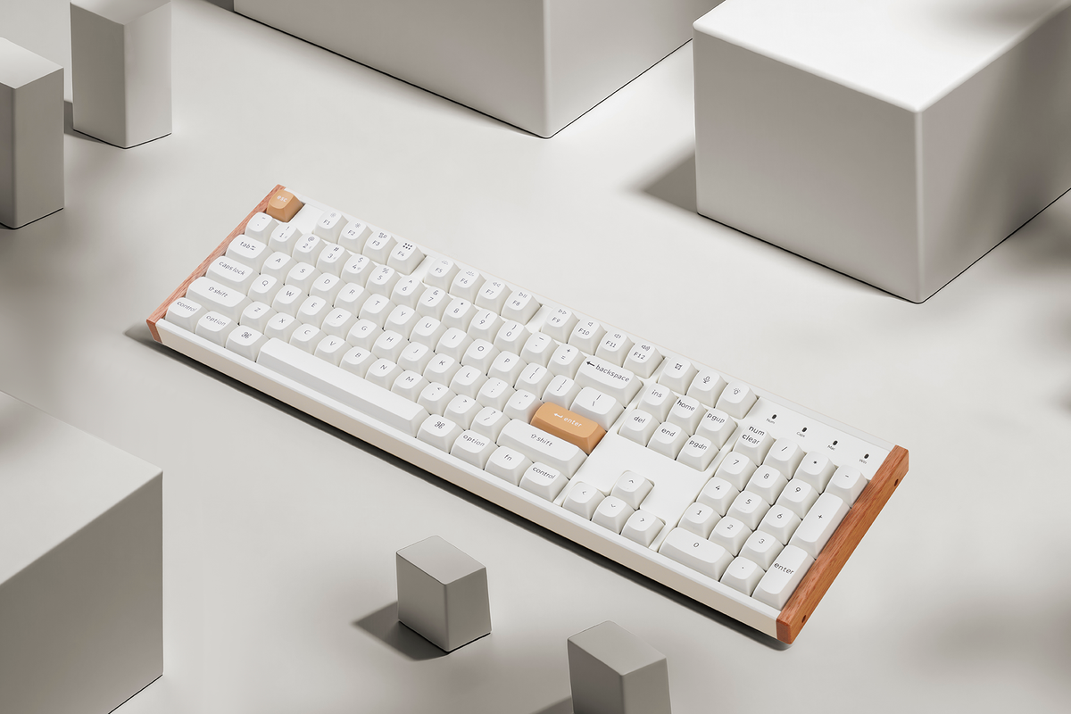 Keychron K10 HE מקלדת אלחוטית עם מתגים מגנטיים בהתאמה אישית בגודל מלא (100%)