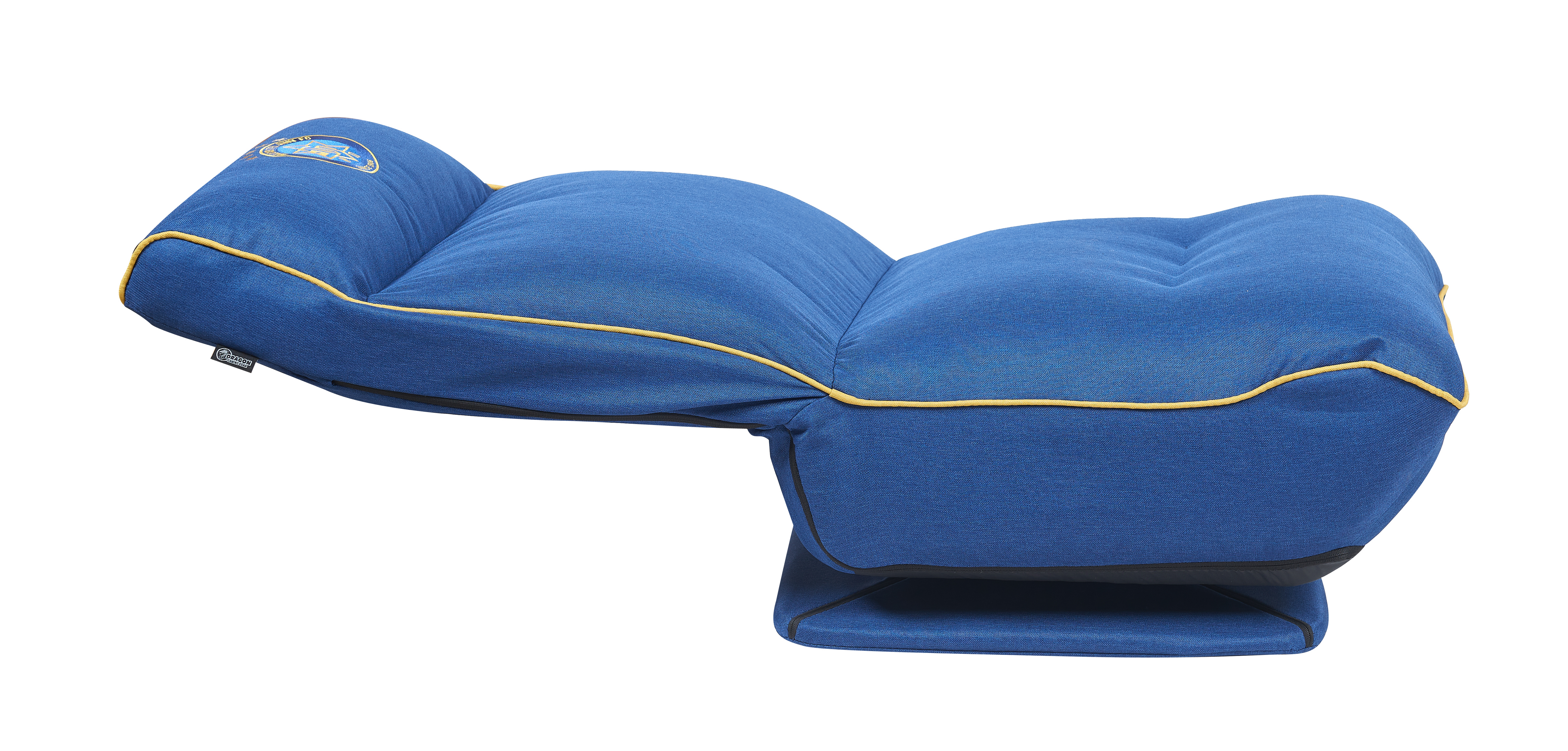 ספת רצפה מתכוננת- DRAGON GAMING SOFA  בד כחול צהוב מכבי ת"א