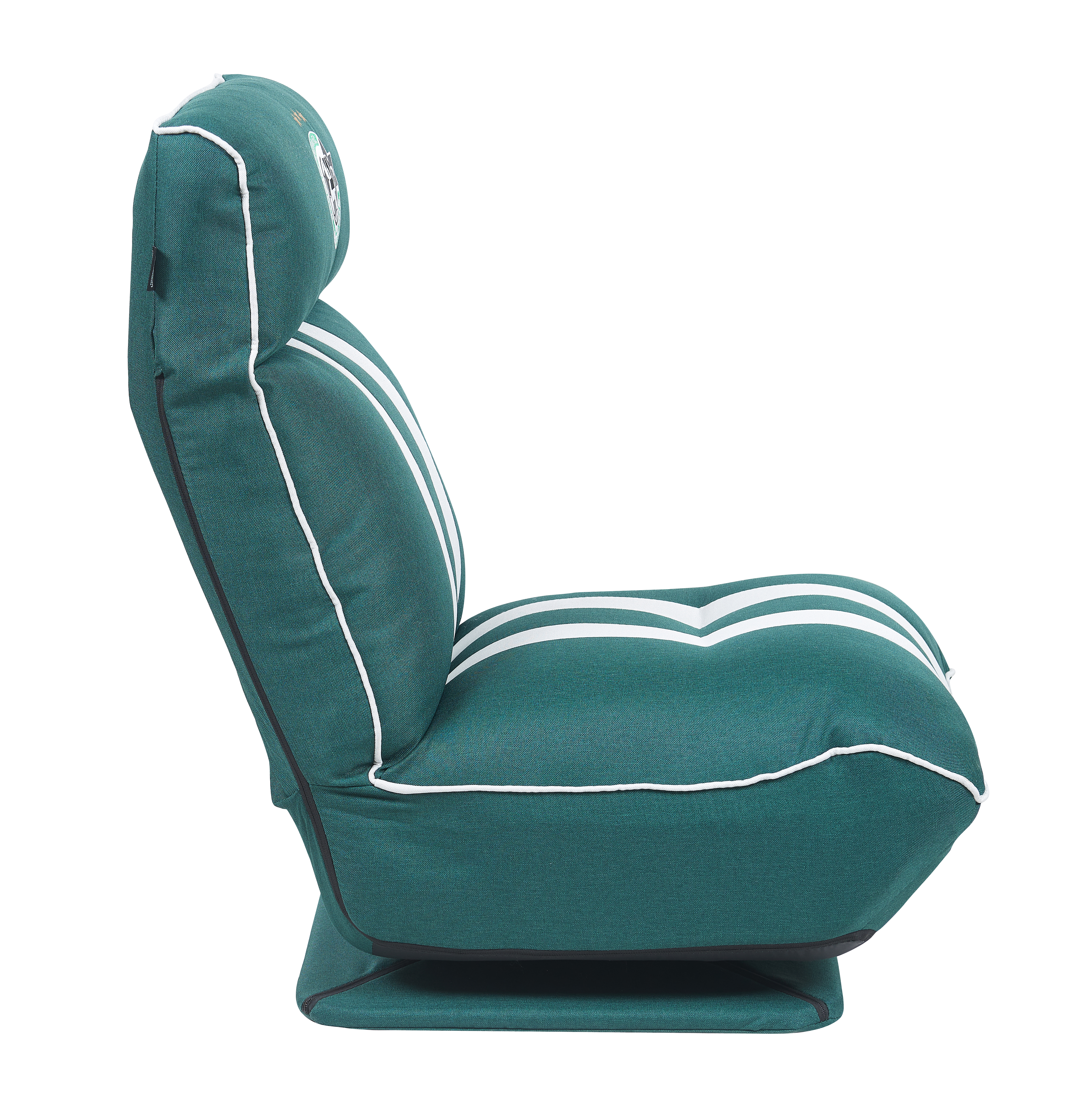ספת רצפה מתכוננת- DRAGON GAMING SOFA  בד ירוק לבן מכבי חיפה