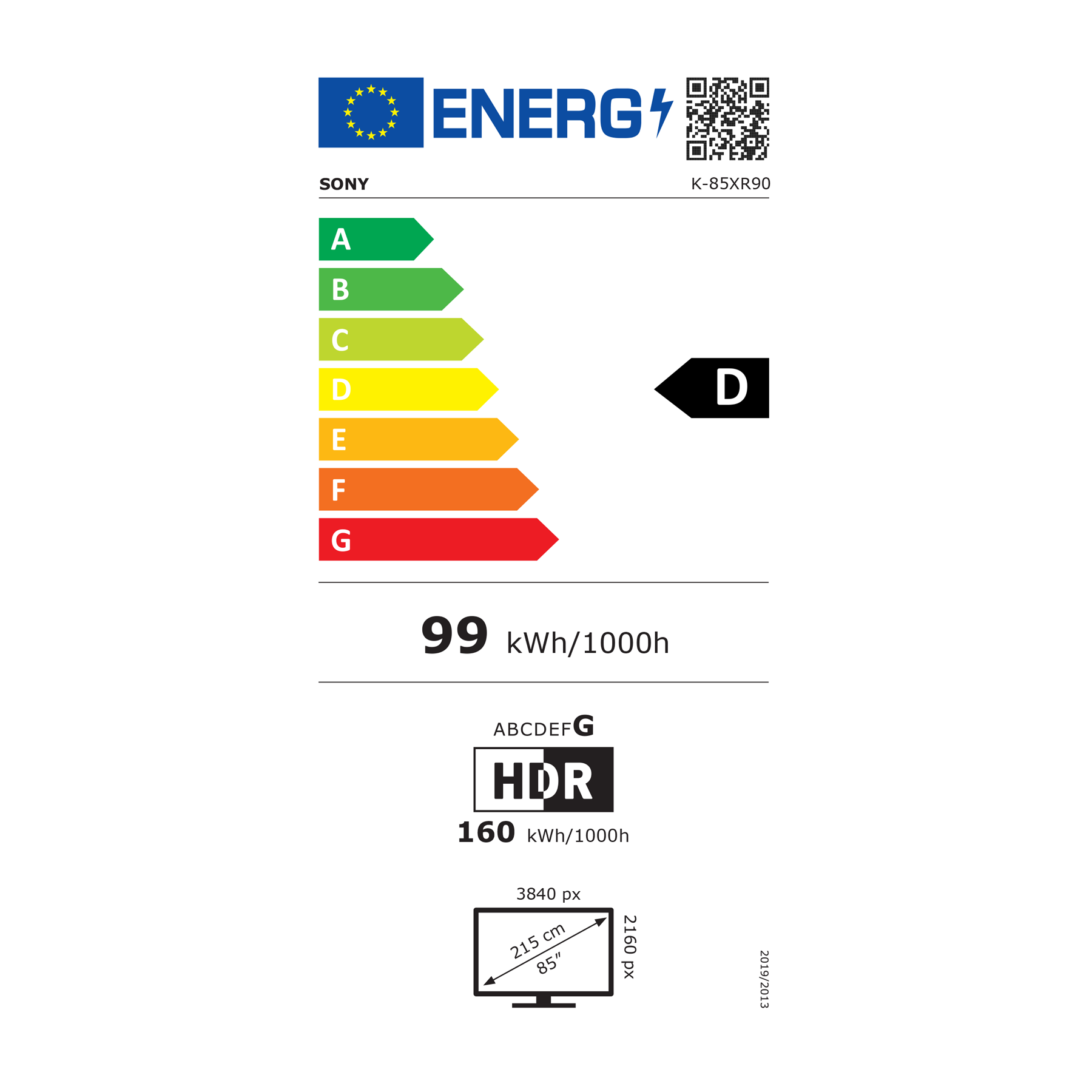 טלוויזיה SONY 85 אינץ XR90 | BRAVIA 9 | מעבד XR ‏| Mini LED | ‏4K Ultra HD | HDR | Google TV