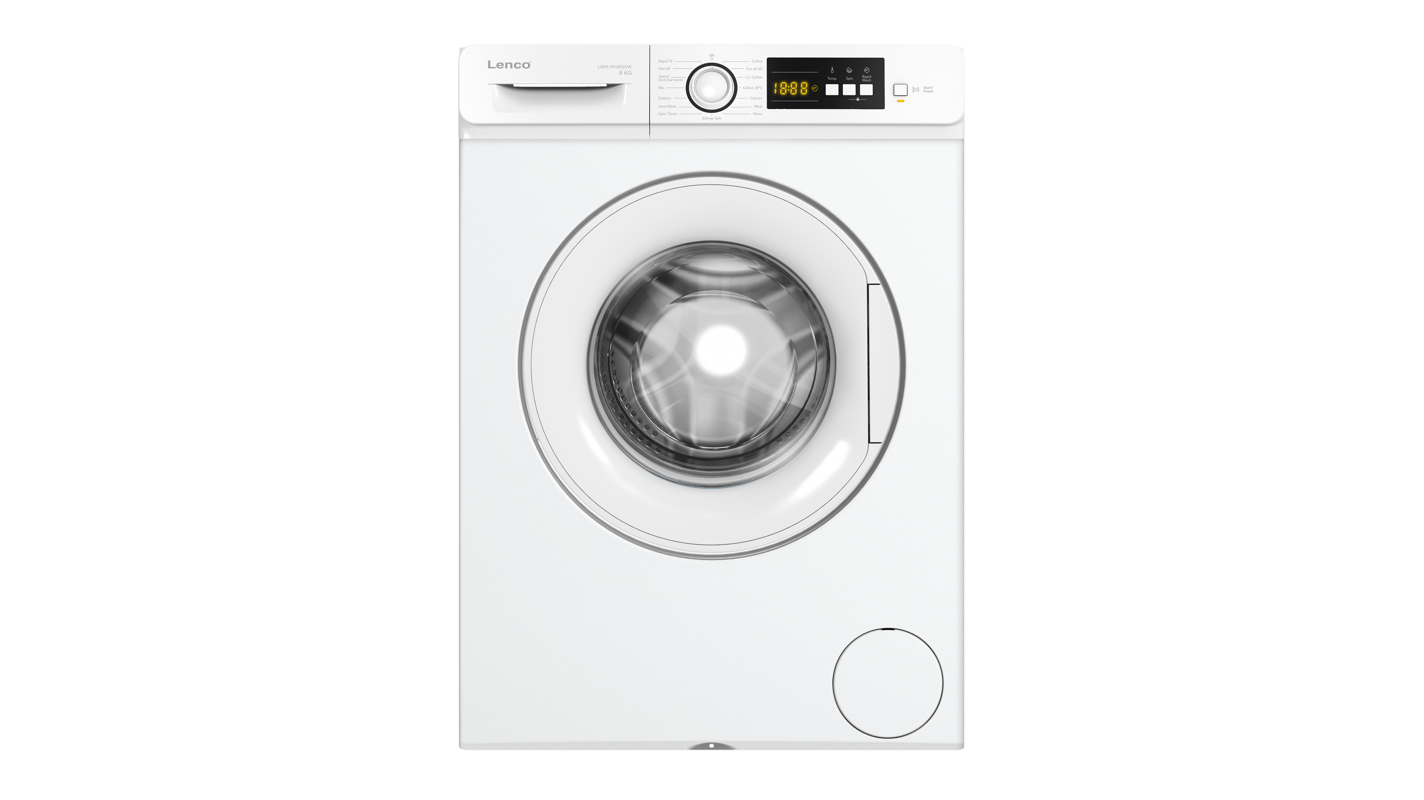 מכונת כביסה 8 ק"ג  LWM-INV8125W